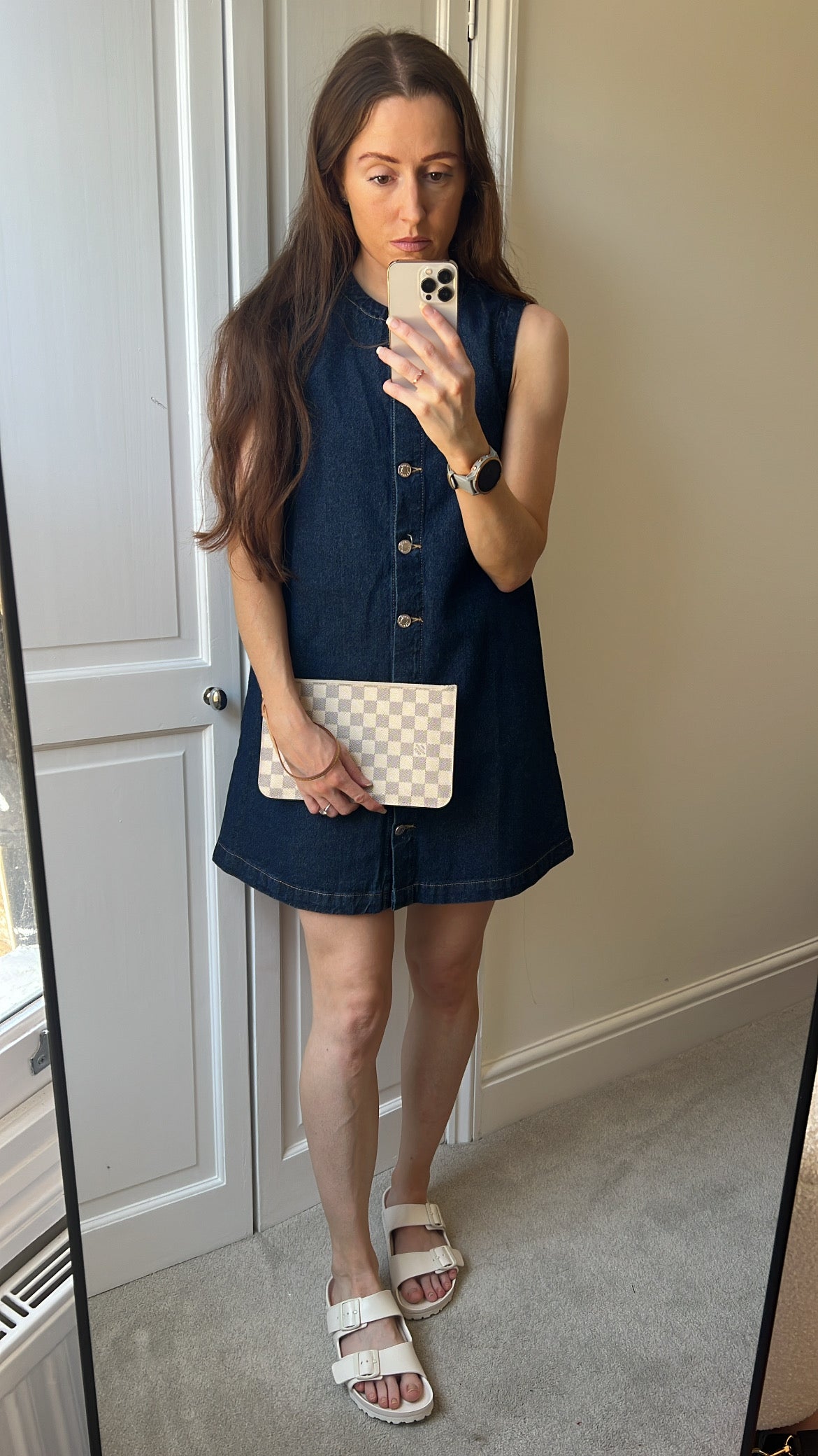 Louis Vuitton Pouch (from Neverfull) in Damier Azur