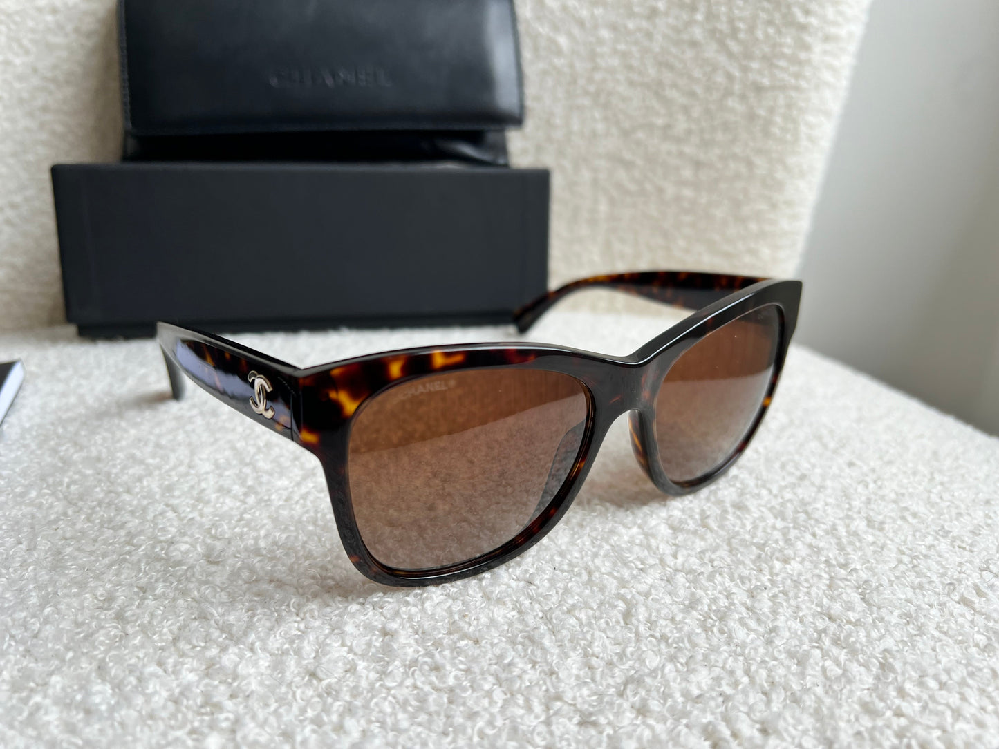 Chanel Tortoise Shell Sunglasses