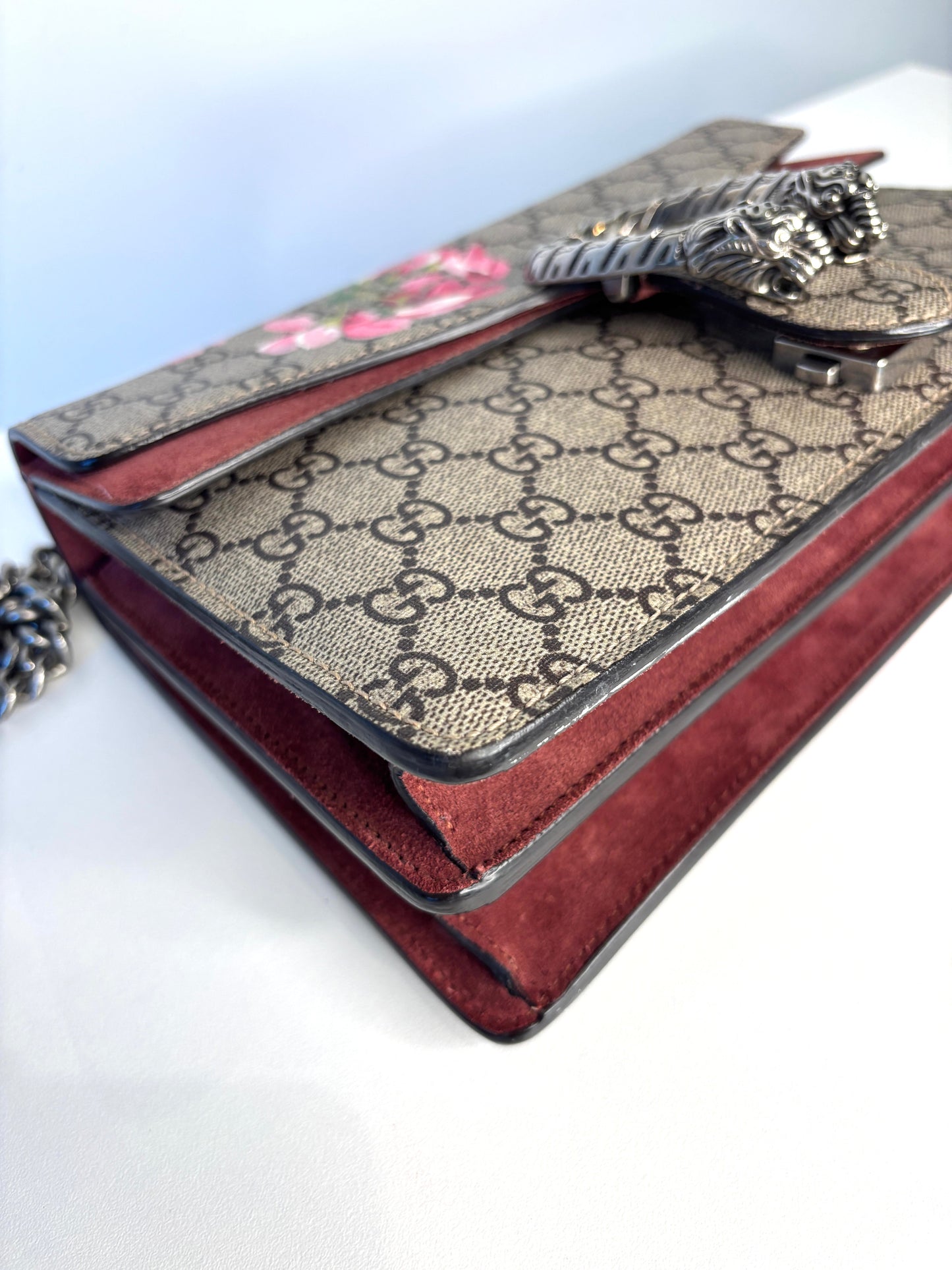 Gucci Dionysus GG Blooms Supreme Shoulder Bag Preloved