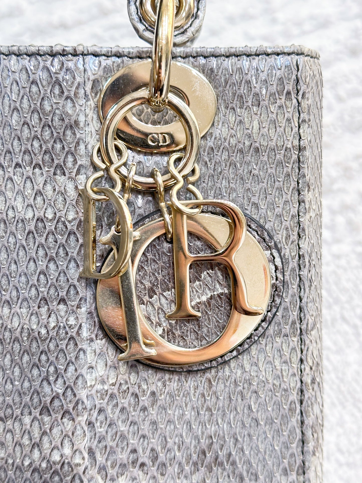 Lady Dior My Dior Exotic Python Bag