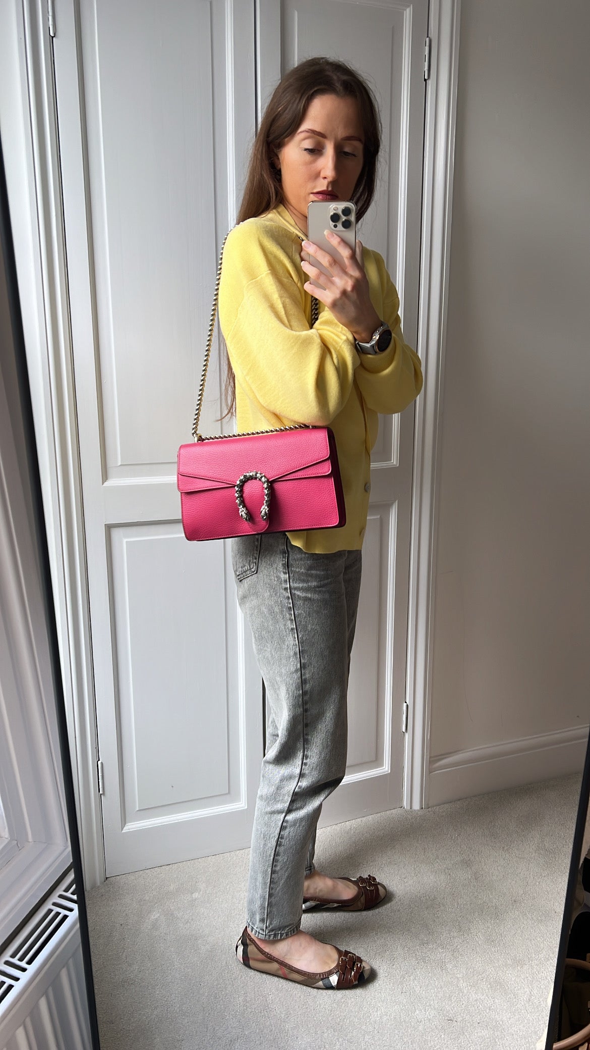 Gucci Dionysus GG Pink Small Shoulder Bag (RRP £2,670)