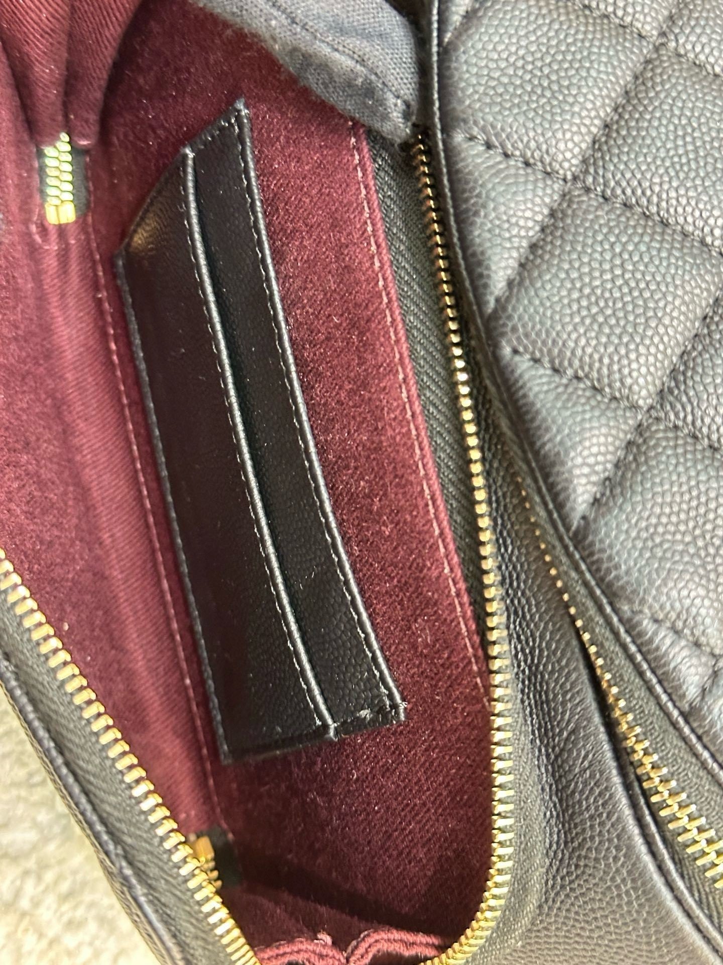 Chanel Black Quilted Caviar Leather Business Affinity Waist Belt Bag (not have card)