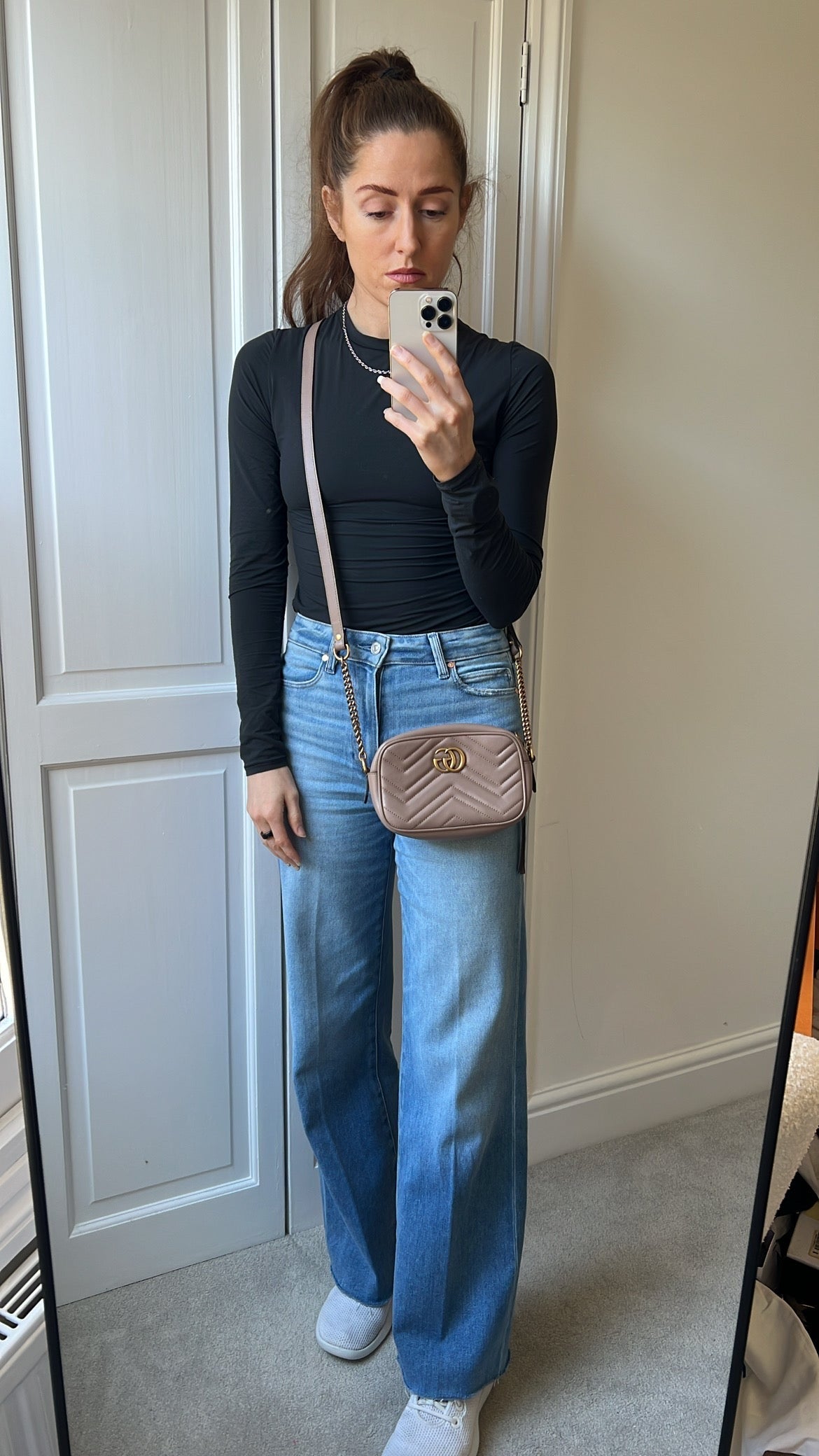 Gucci GG Dusty Pink Marmont Mini Shoulder Bag (RRP £1,360)