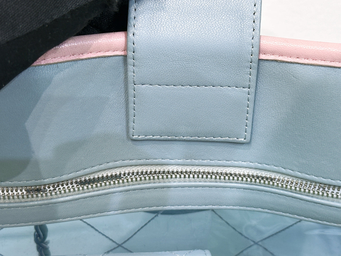 Chanel Coco Splash Bag Green/Pink/Blue 2584 holo card