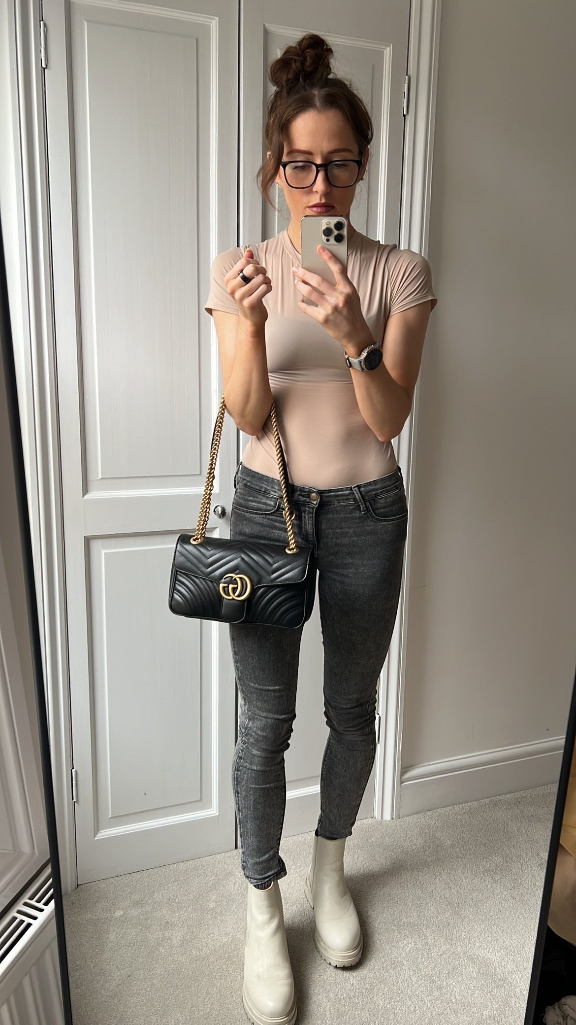 Gucci GG Black Marmont Small Shoulder Bag (RRP £2070)