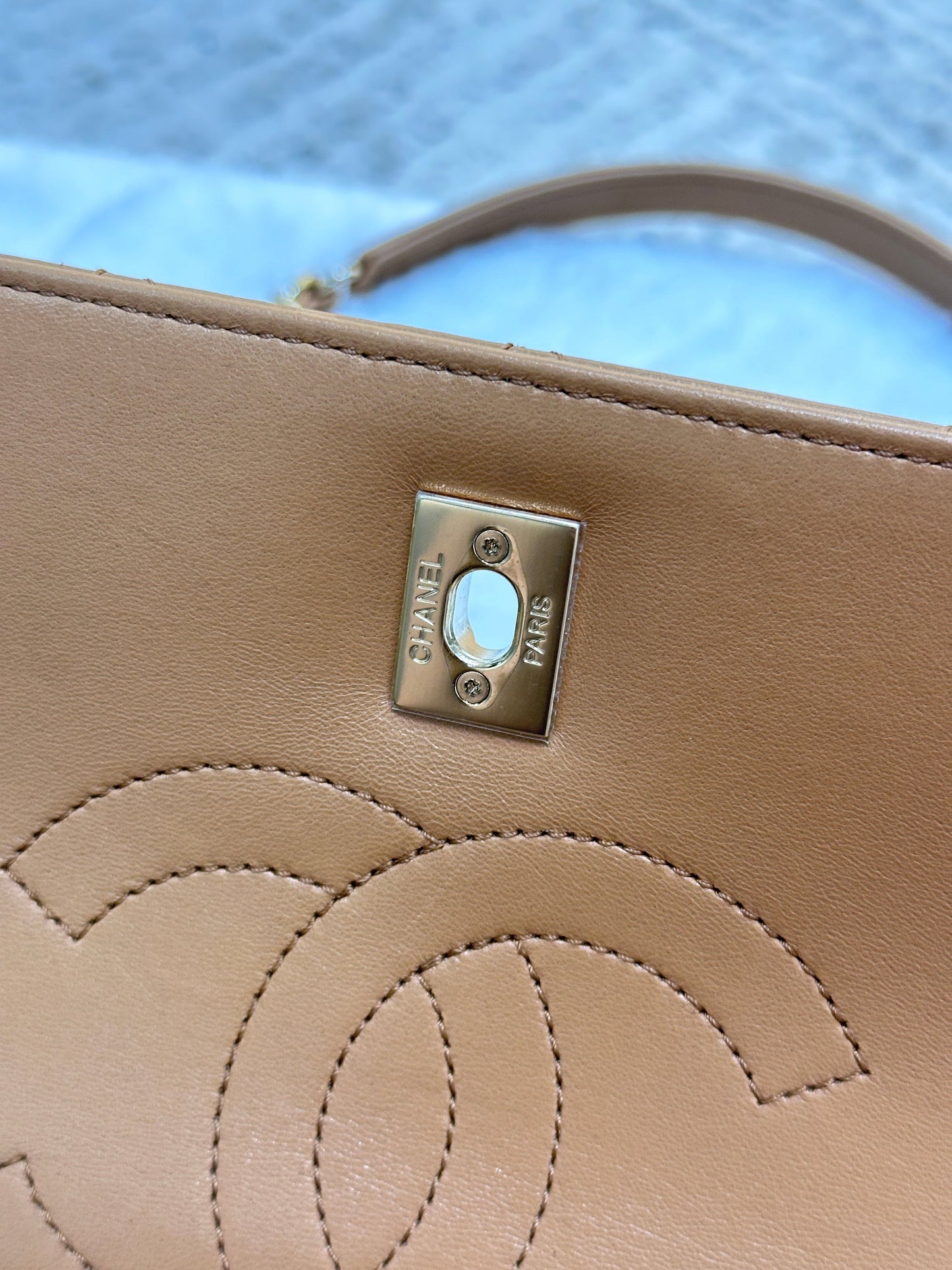 CHANEL  Small Trendy CC  Handle Flap Bag 19K Brown