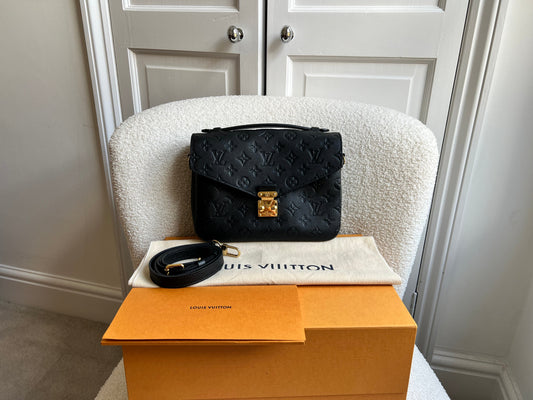 Louis Vuitton Pochette Metis Black Empreinte (RRP £2,200)
