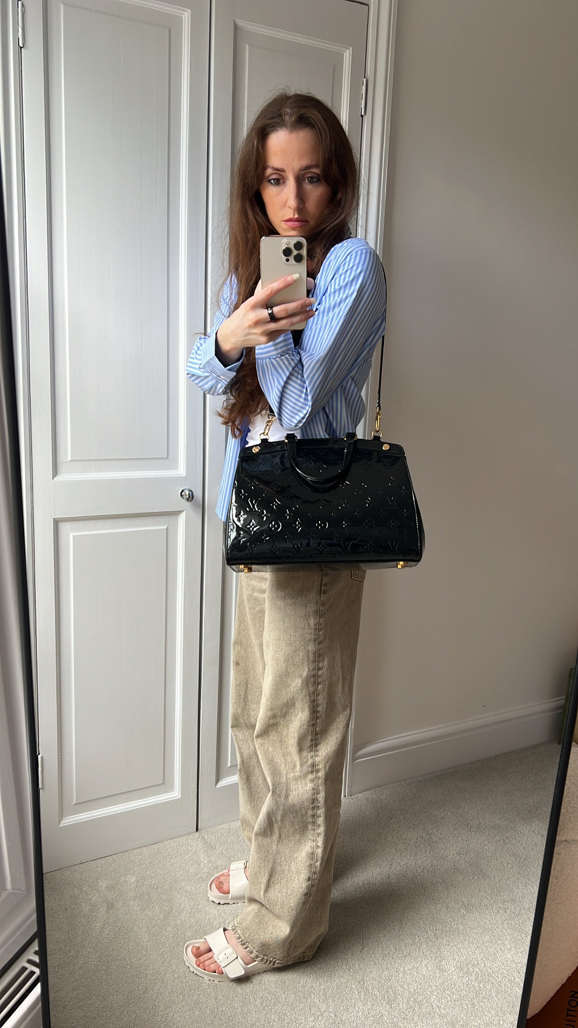 Louis Vuitton Brea in Black Vernis Patent (RRP £1760)