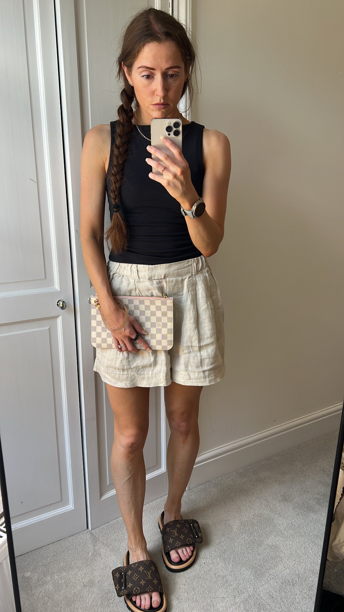 Louis Vuitton Pouch (from Neverfull) in Damier Azur