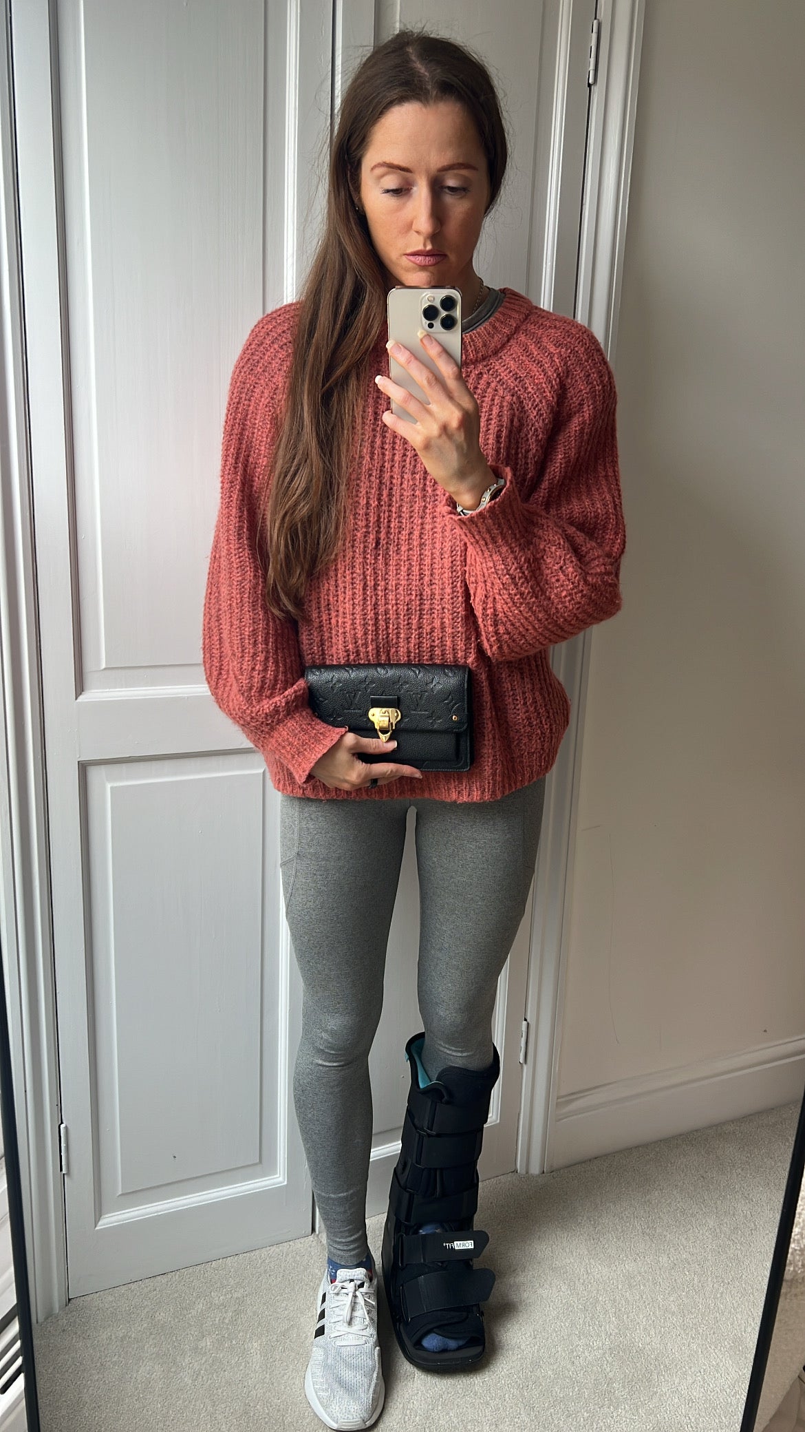 Louis Vuitton Black Empreinte Vavin Chain Wallet (RRP £1410)