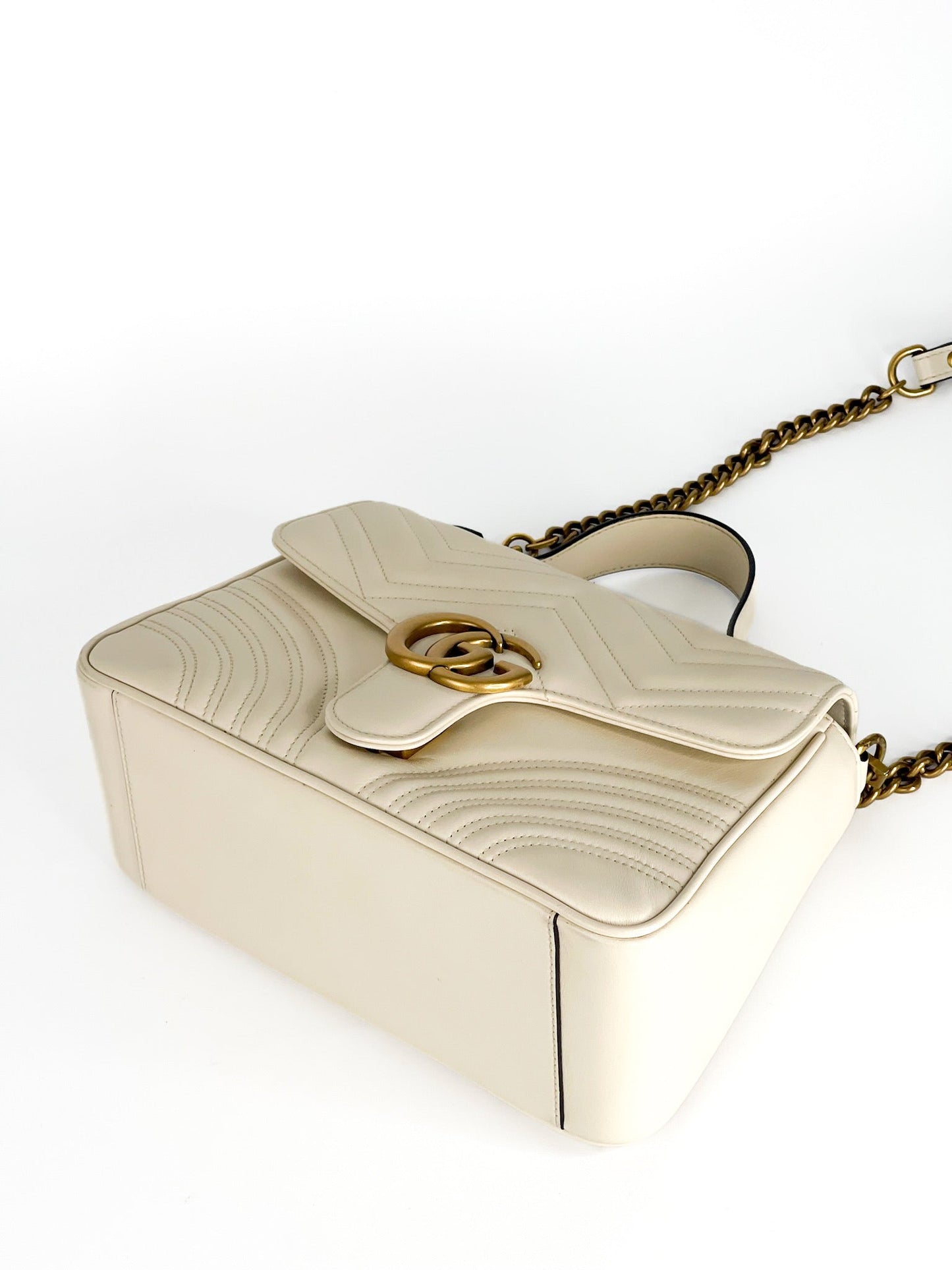 Gucci GG Marmont Matelasse Leather Top Handle Satchel