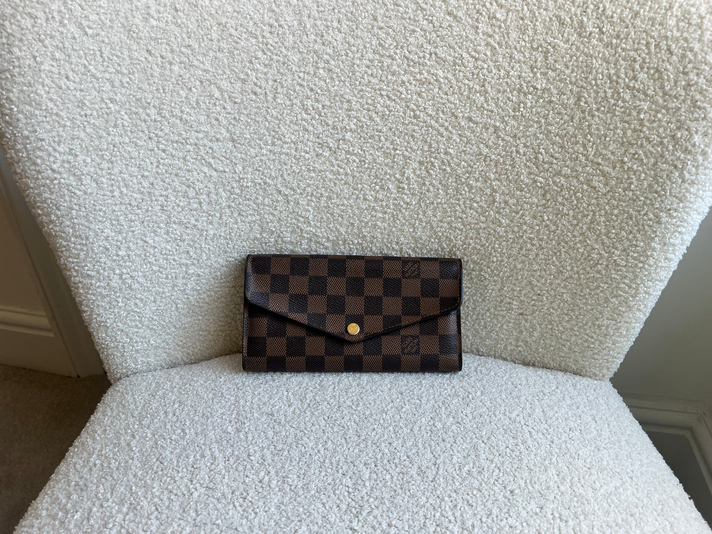 Louis Vuitton Sarah Wallet in Damier Ebene (RRP £495)