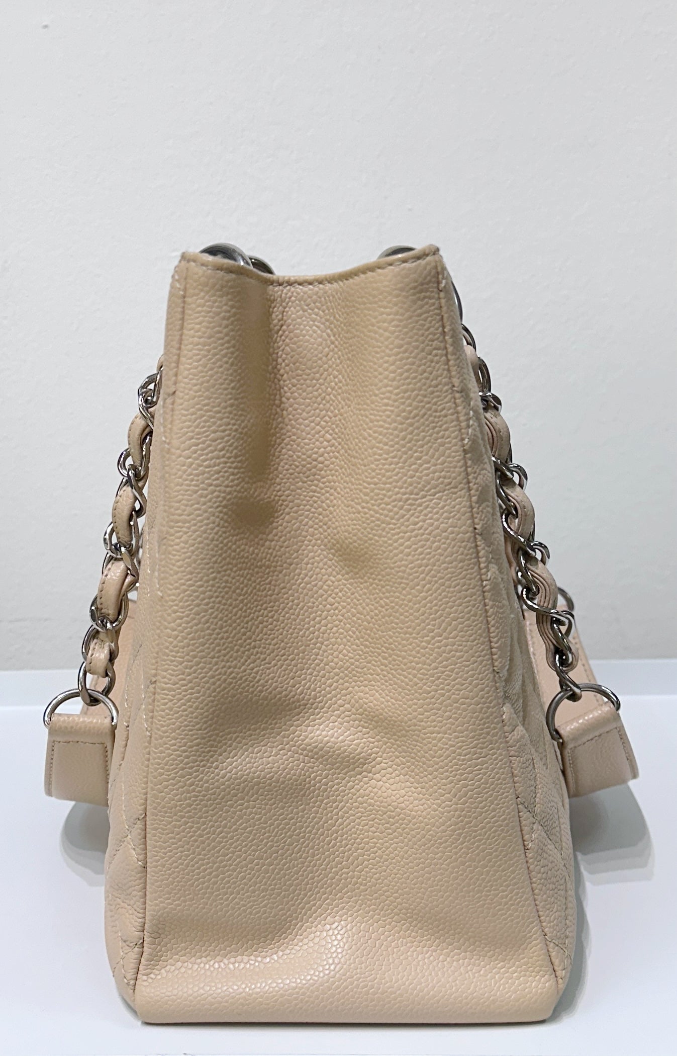 Chanel GST Beige Caviar Shw Bag