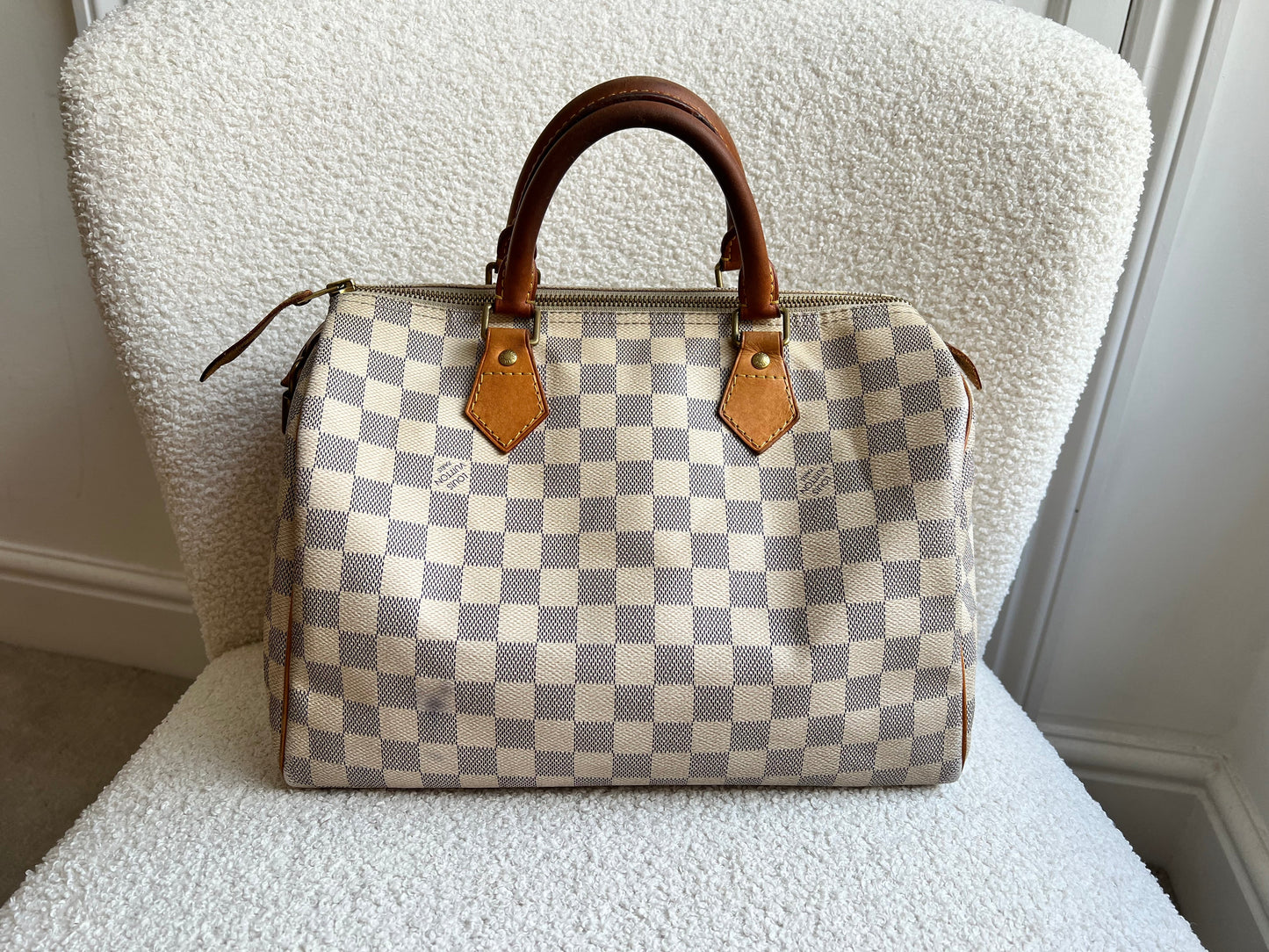 Louis Vuitton Speedy 30 Damier Azur