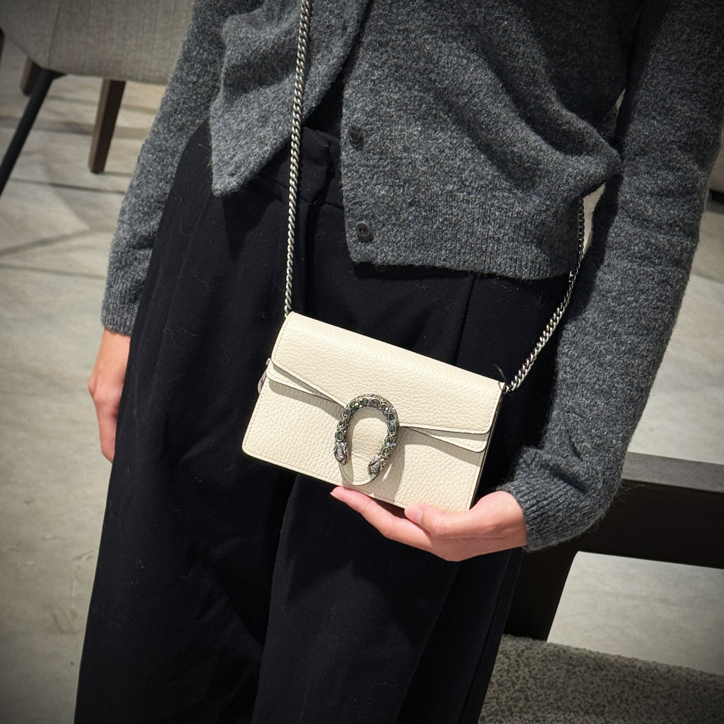 Gucci Dionysus Super mini leather bag TWS