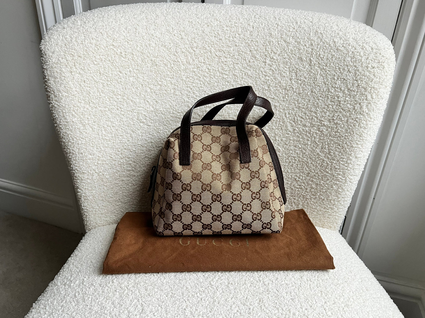Gucci Vintage Monogram Canvas Bag