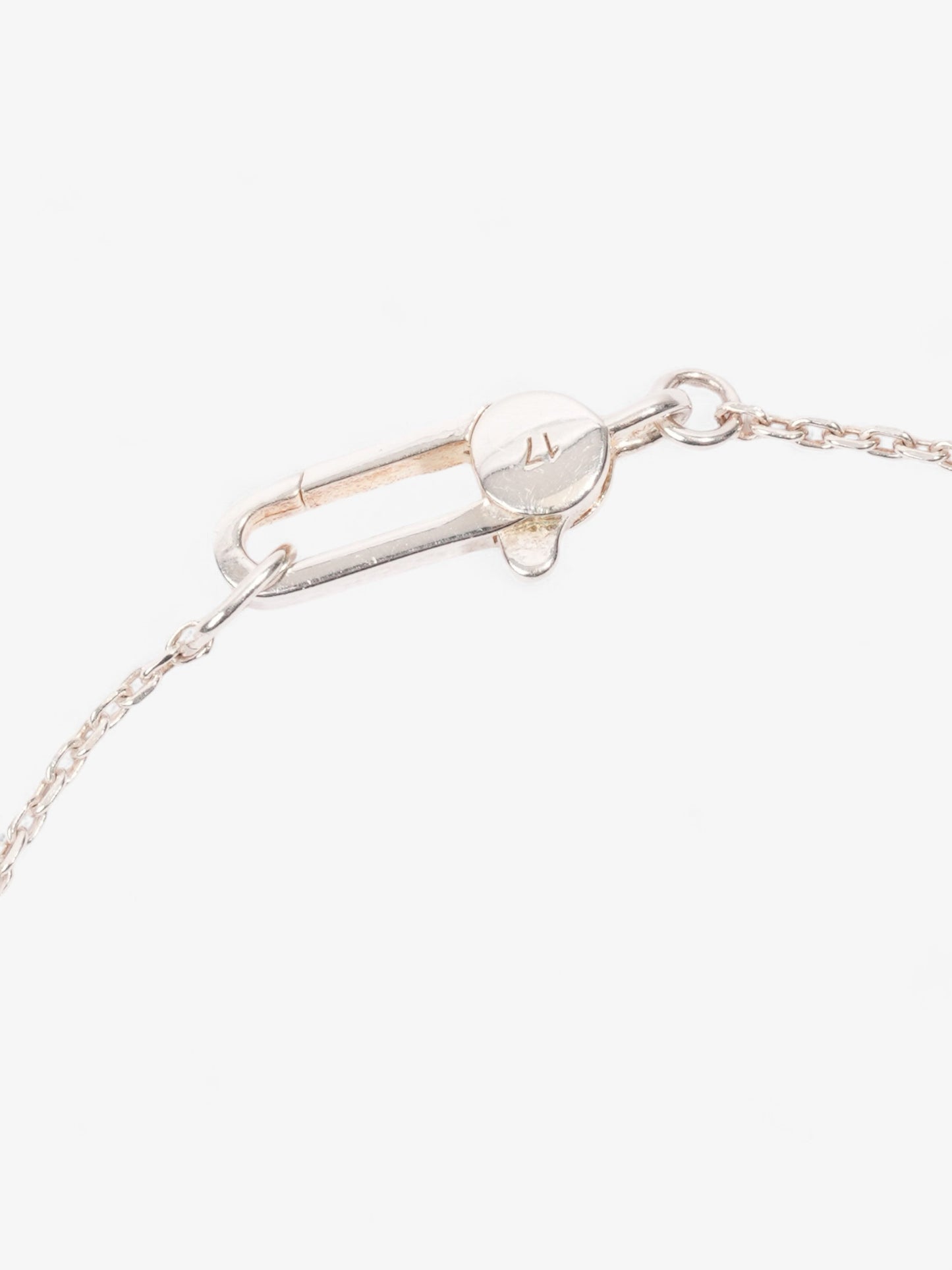 Gucci Heart Bracelet Silver Silver Sterling 17