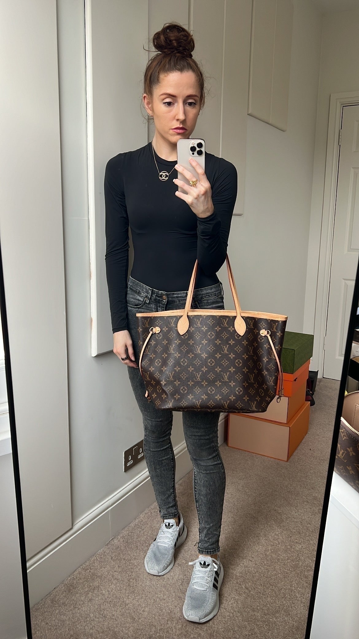 Louis Vuitton Neverfull MM Monogram Pivoine (RRP £1,410)