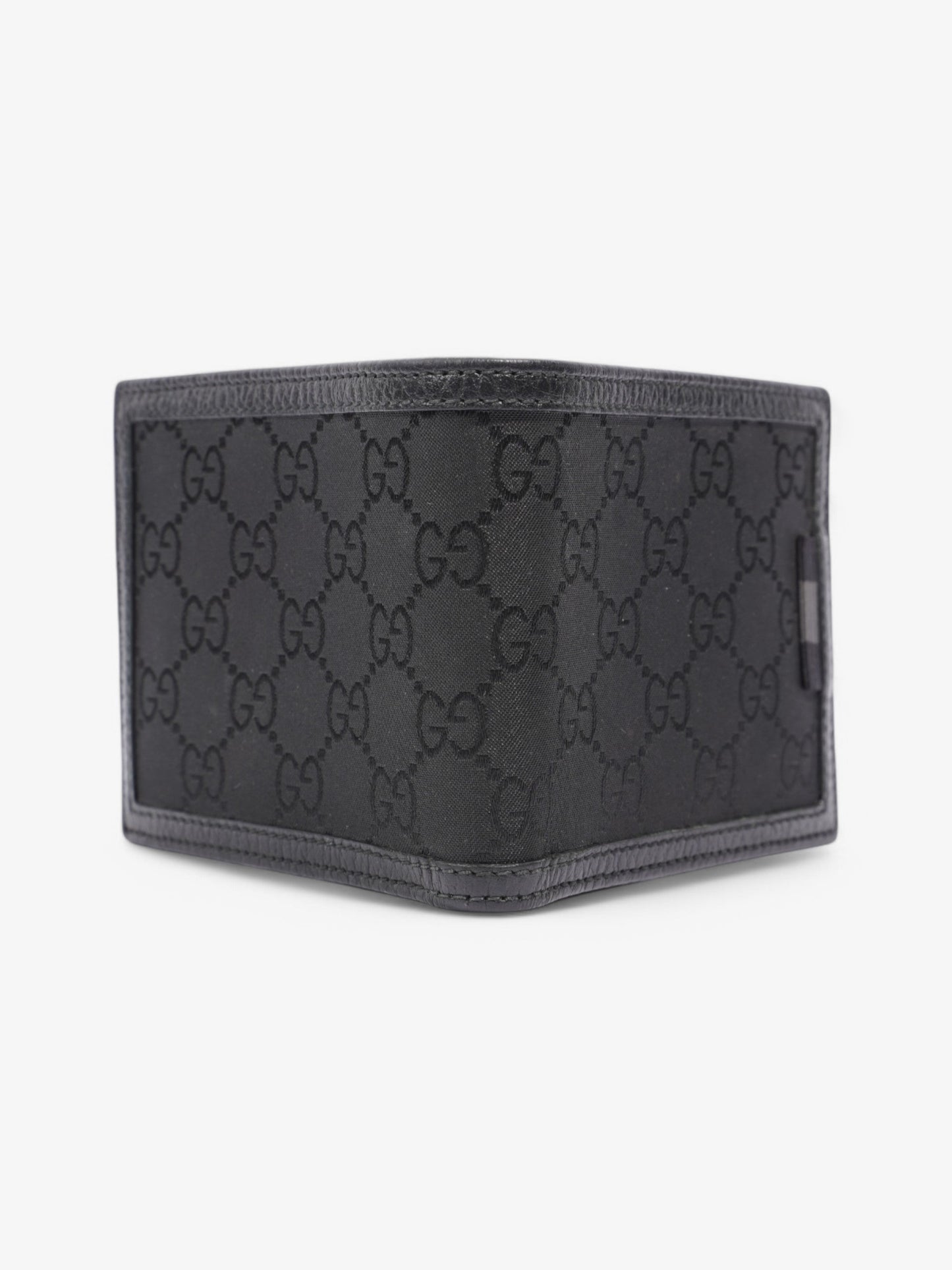 Gucci Bi-Fold Wallet Black Canvas