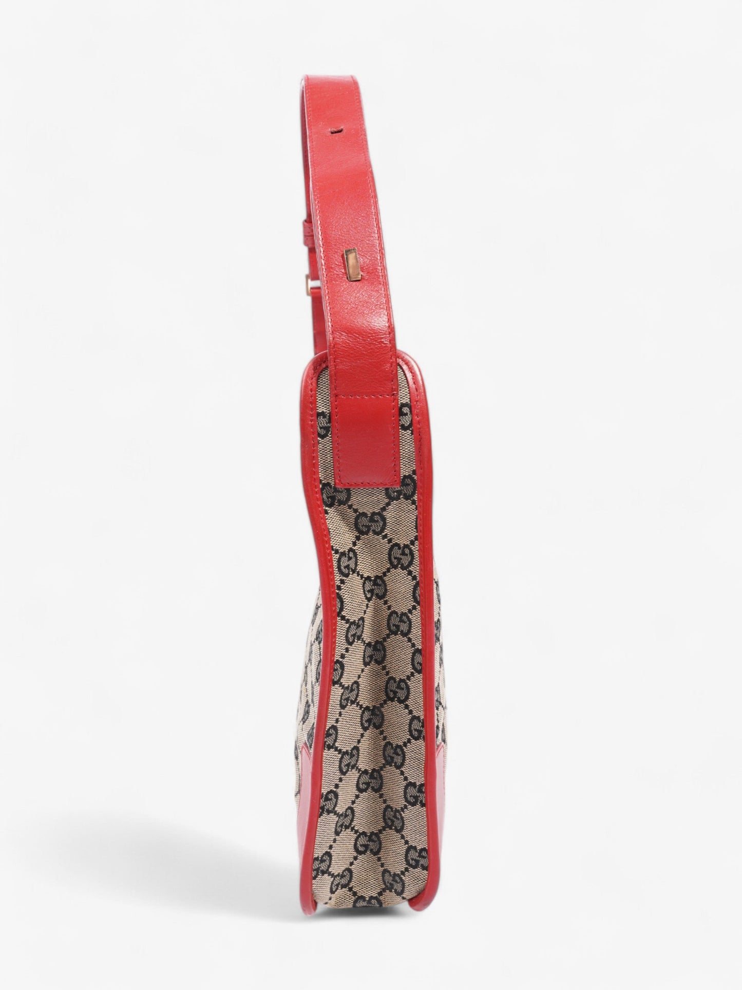 Gucci GG Shoulder Bag GG Supreme / Beige / Red Canvas