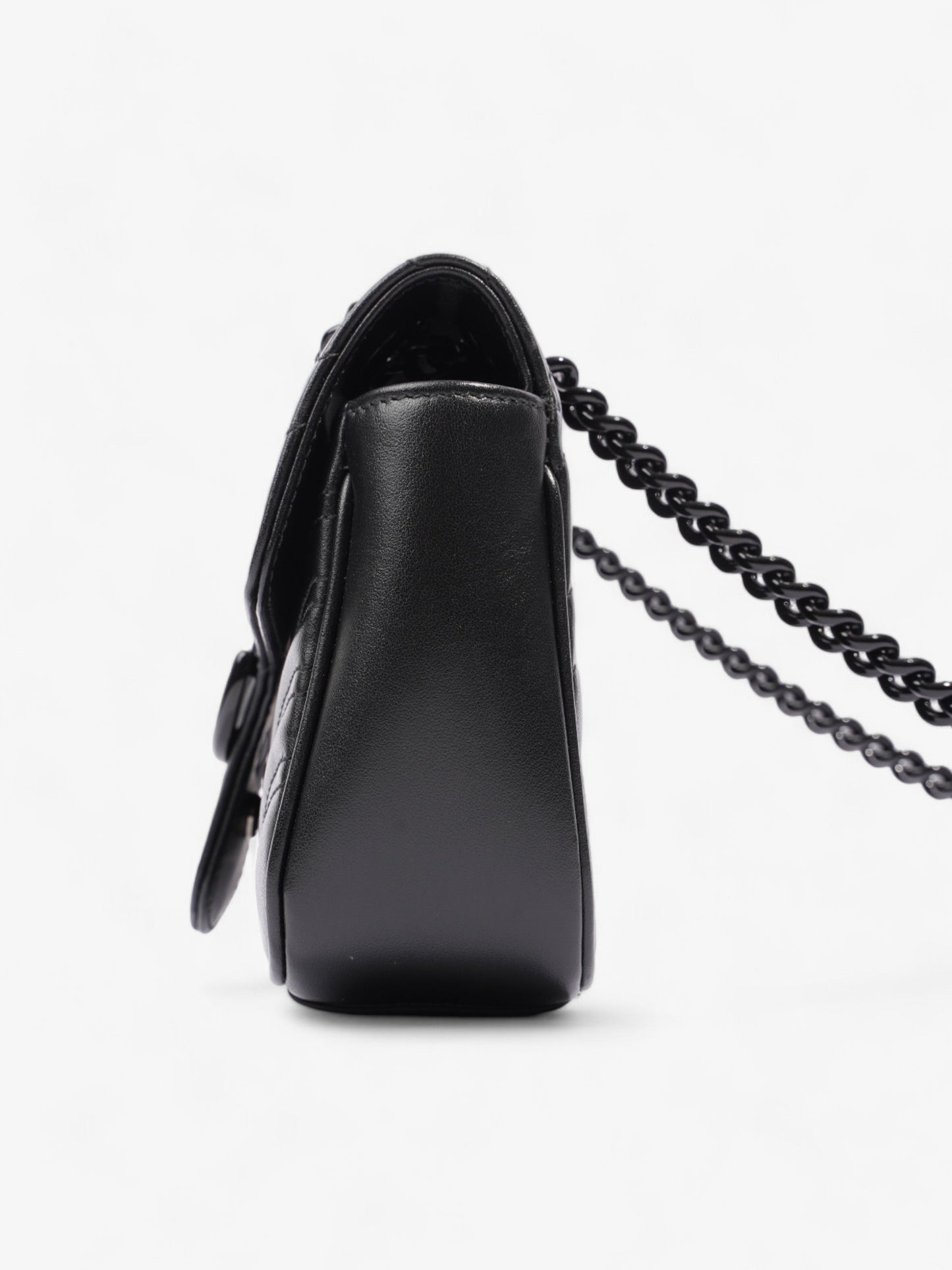 Gucci GG Marmont Black Matelasse Leather Mini