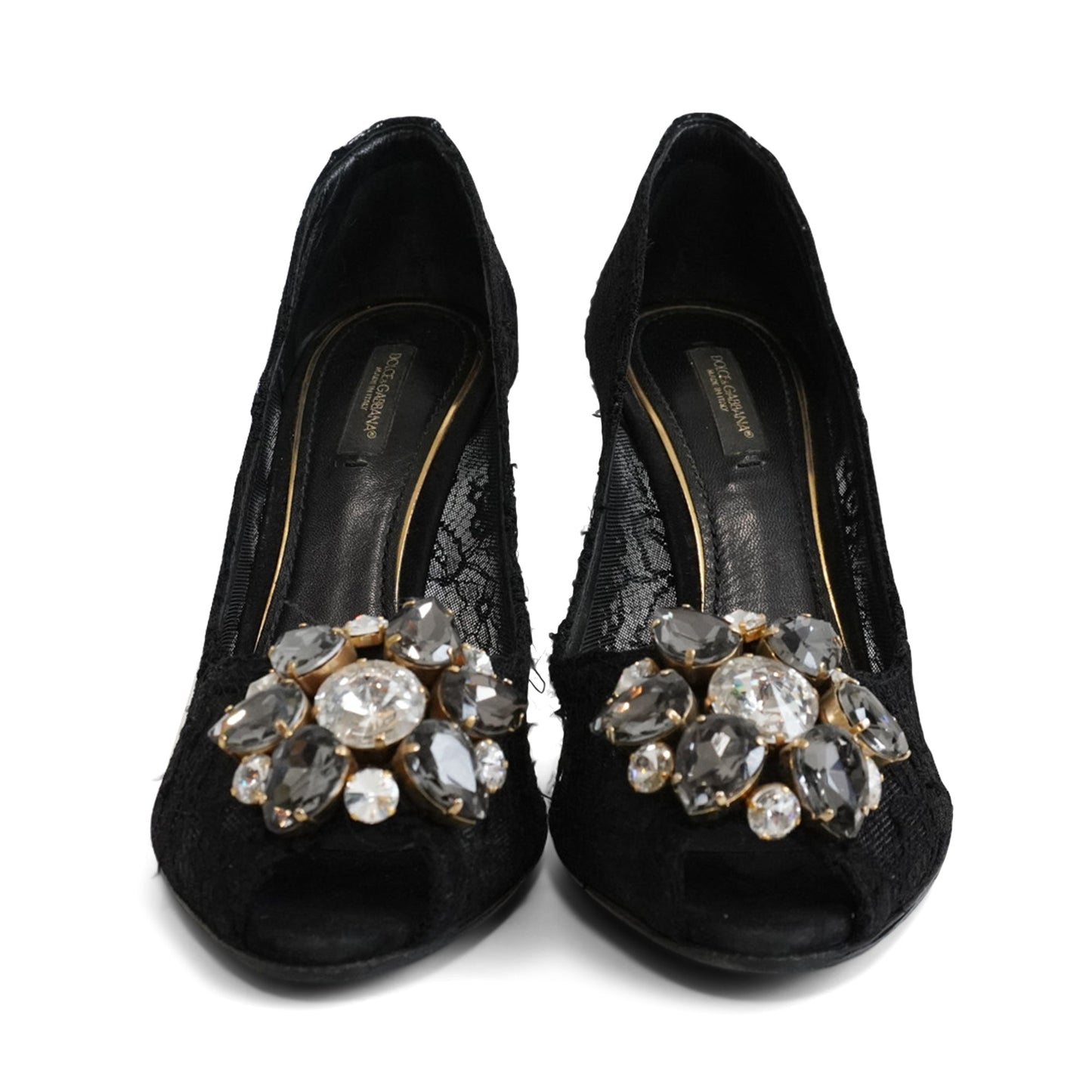 Dolce & Gabbana 'Bellucci Crystal' Heels - Women's 38
