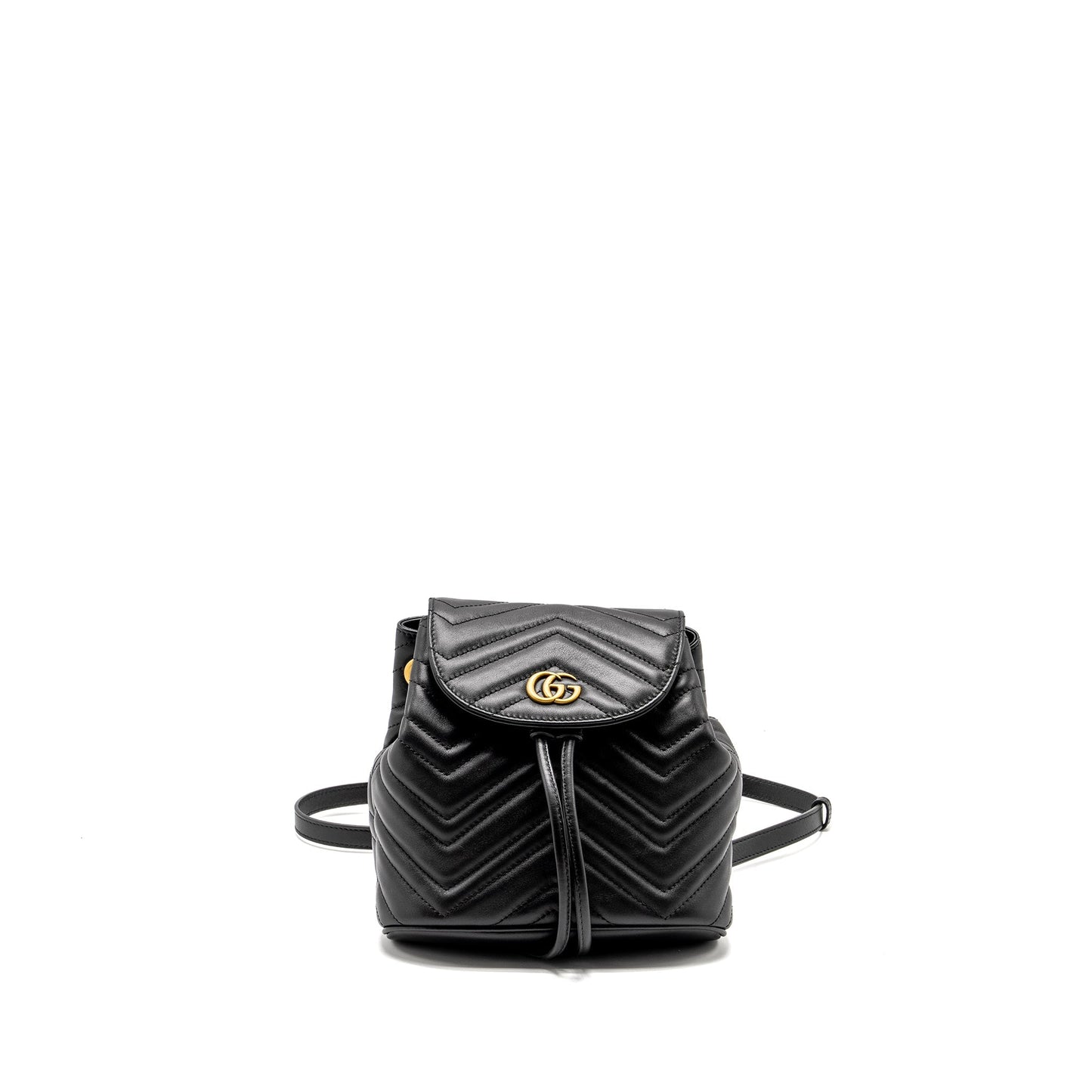 Gucci GG Marmont Backpack Calfskin Black
