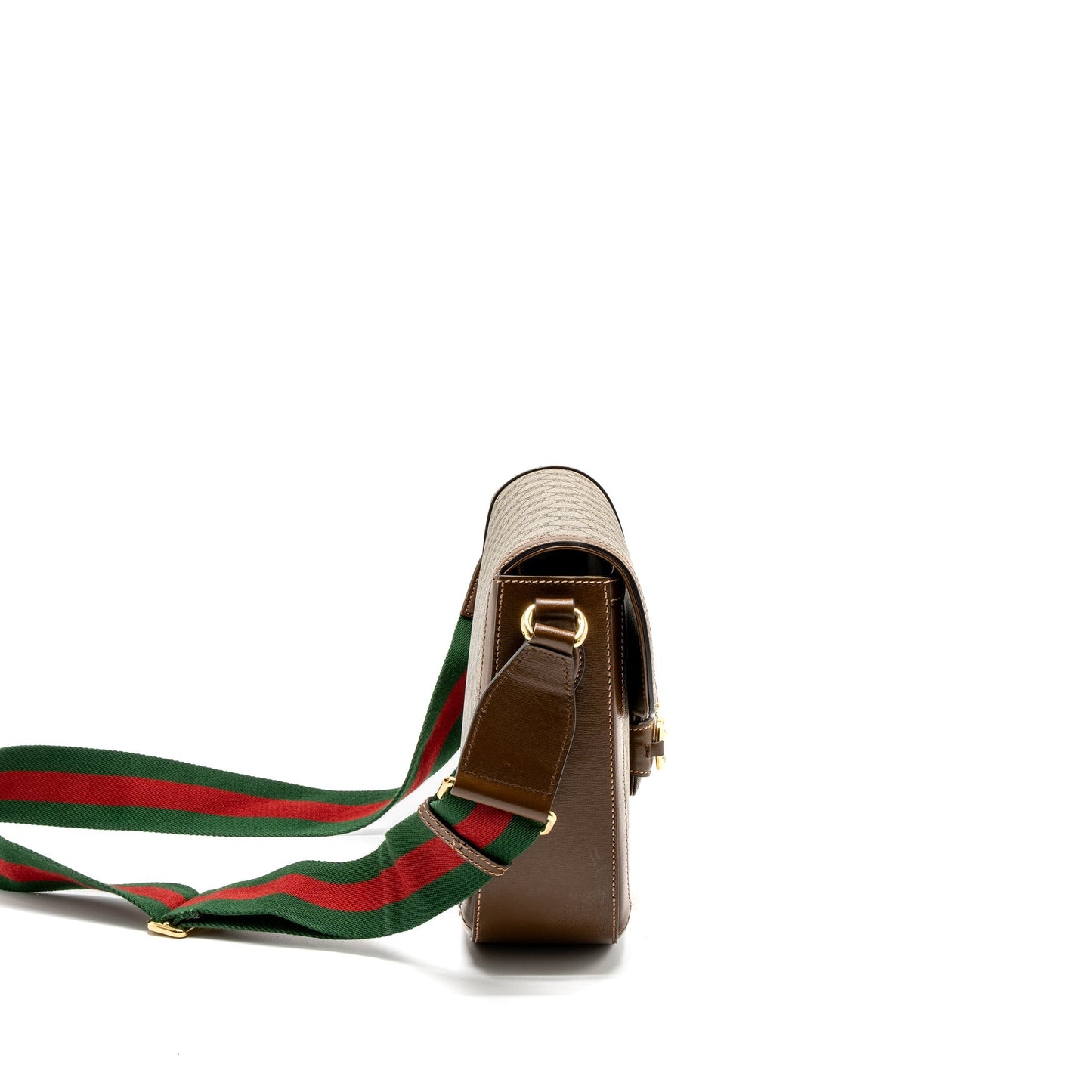 Gucci Horsebit 1955 Shoulder Bag GG Supreme Canvas Beige/Ebony