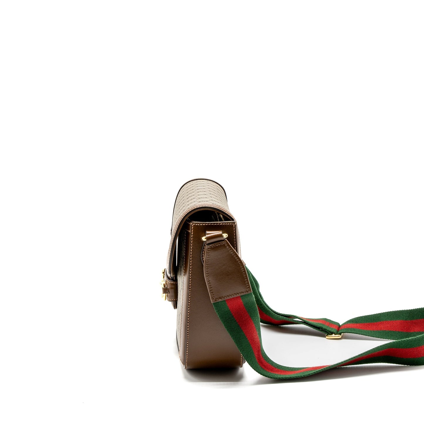 Gucci Horsebit 1955 Shoulder Bag GG Supreme Canvas Beige/Ebony