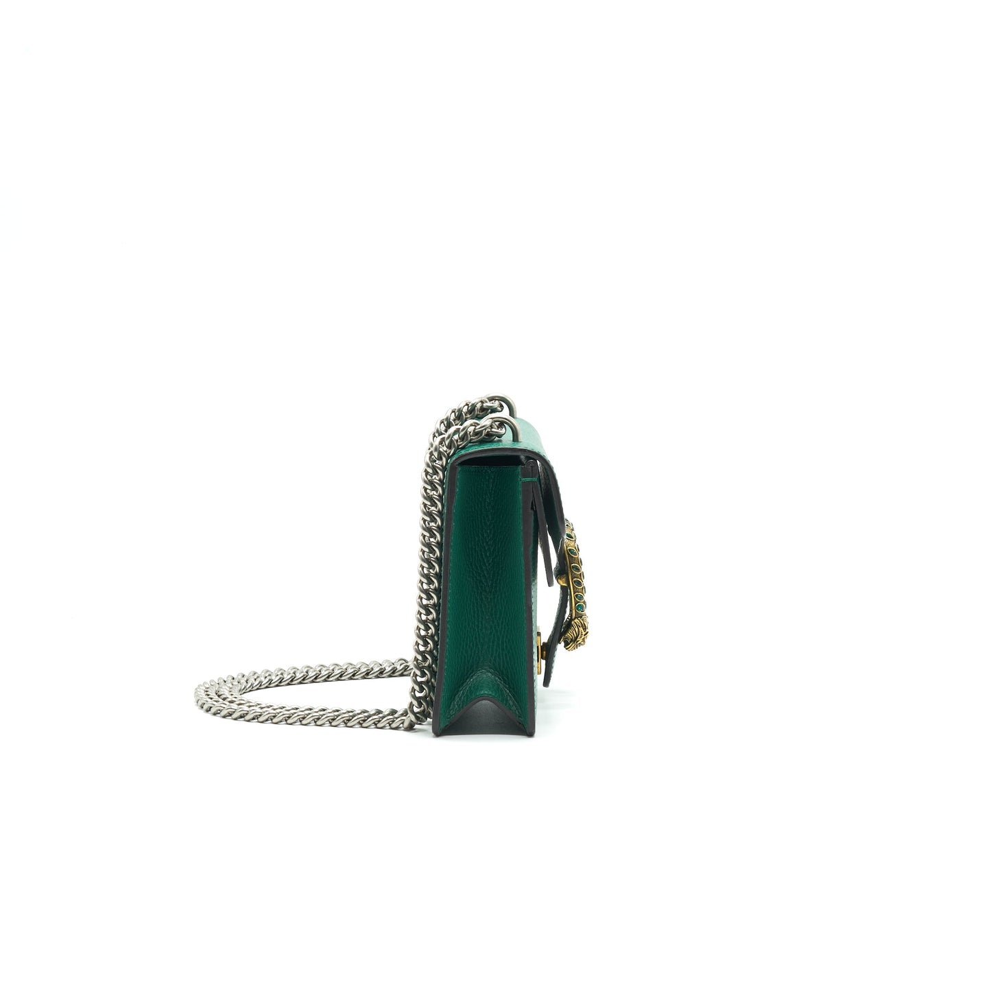 GUCCI DIONYSUS MINI LEATHER BAG GREEN