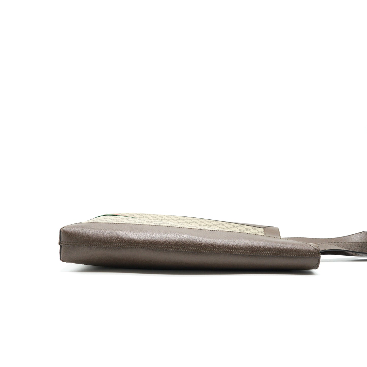 Gucci Ophidia GG Leather Trimmed Printed Coated Canvas Tote