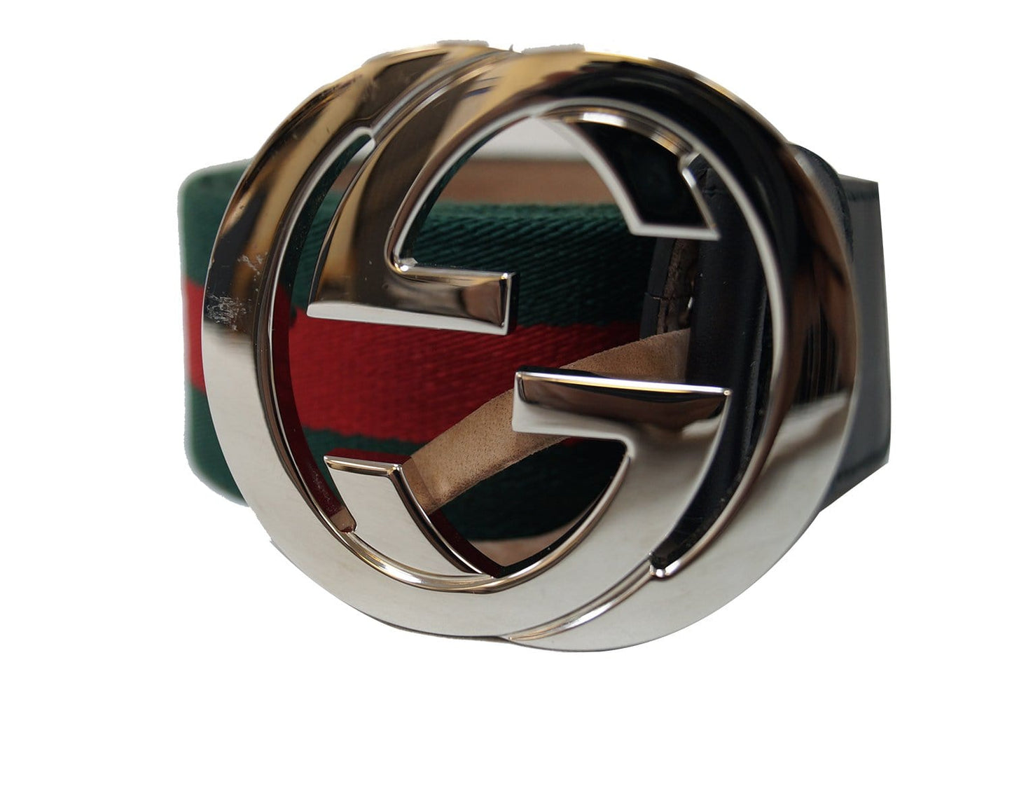 Gucci GG Interlocking Web Belt with G Buckle