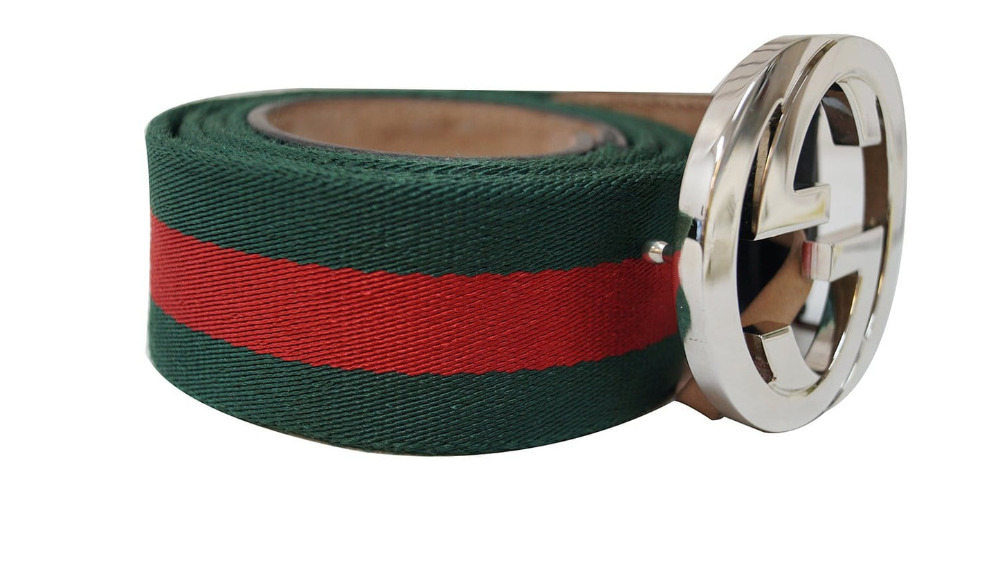 Gucci GG Interlocking Web Belt with G Buckle