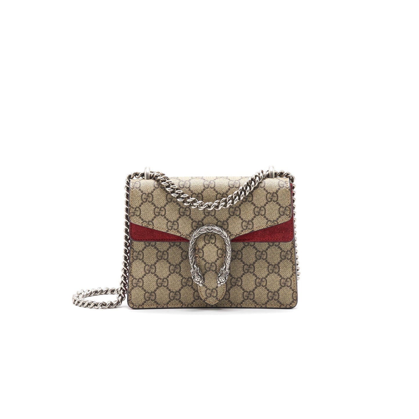 GUCCI DIONYSUS GG SUPREME MINI BAG RED