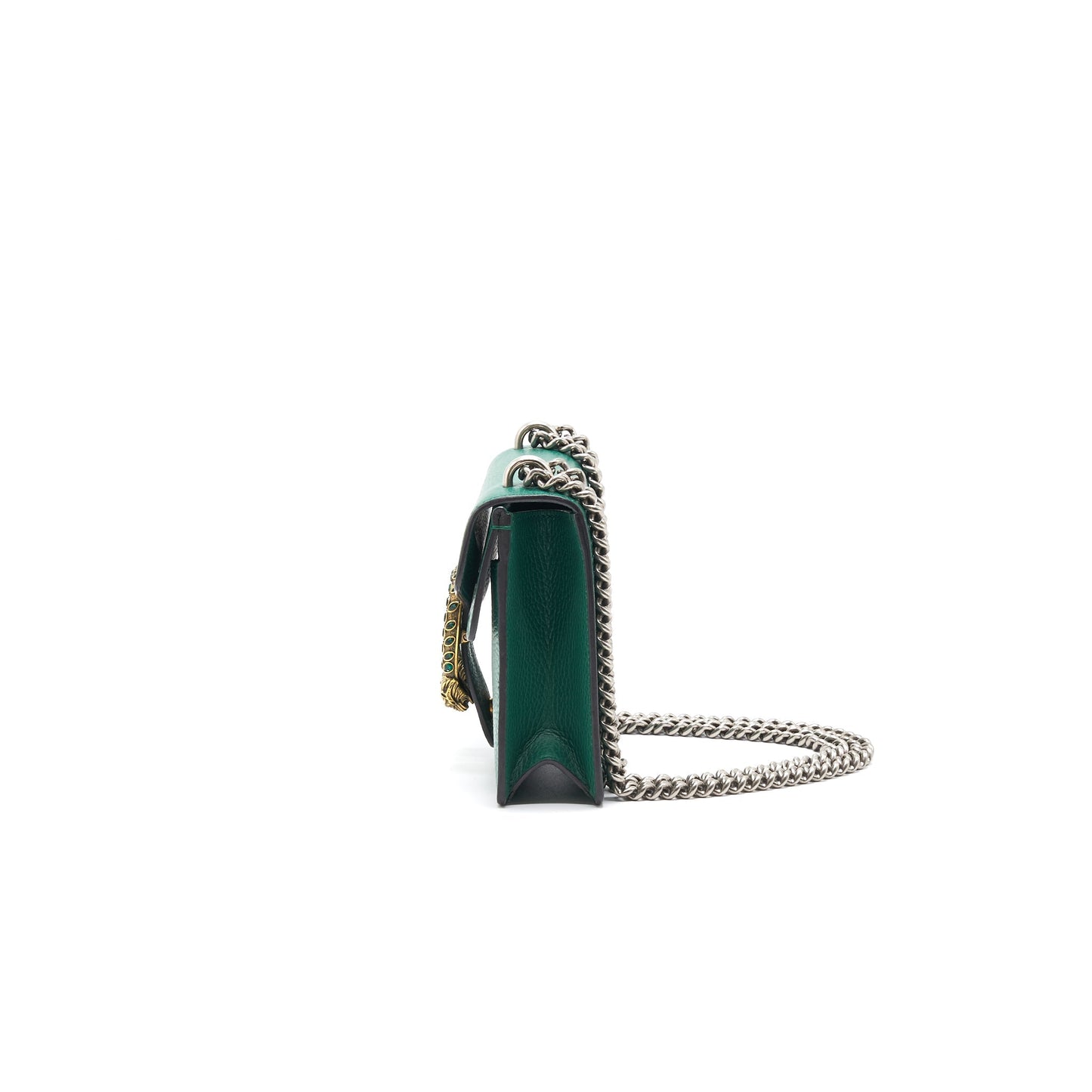 Gucci Dionysus Mini Leather Bag Green