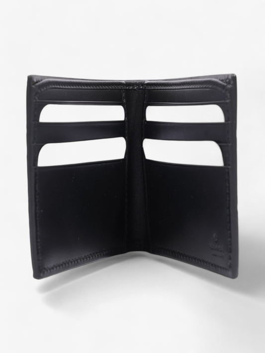 Gucci GG Embellished Wallet Black Leather