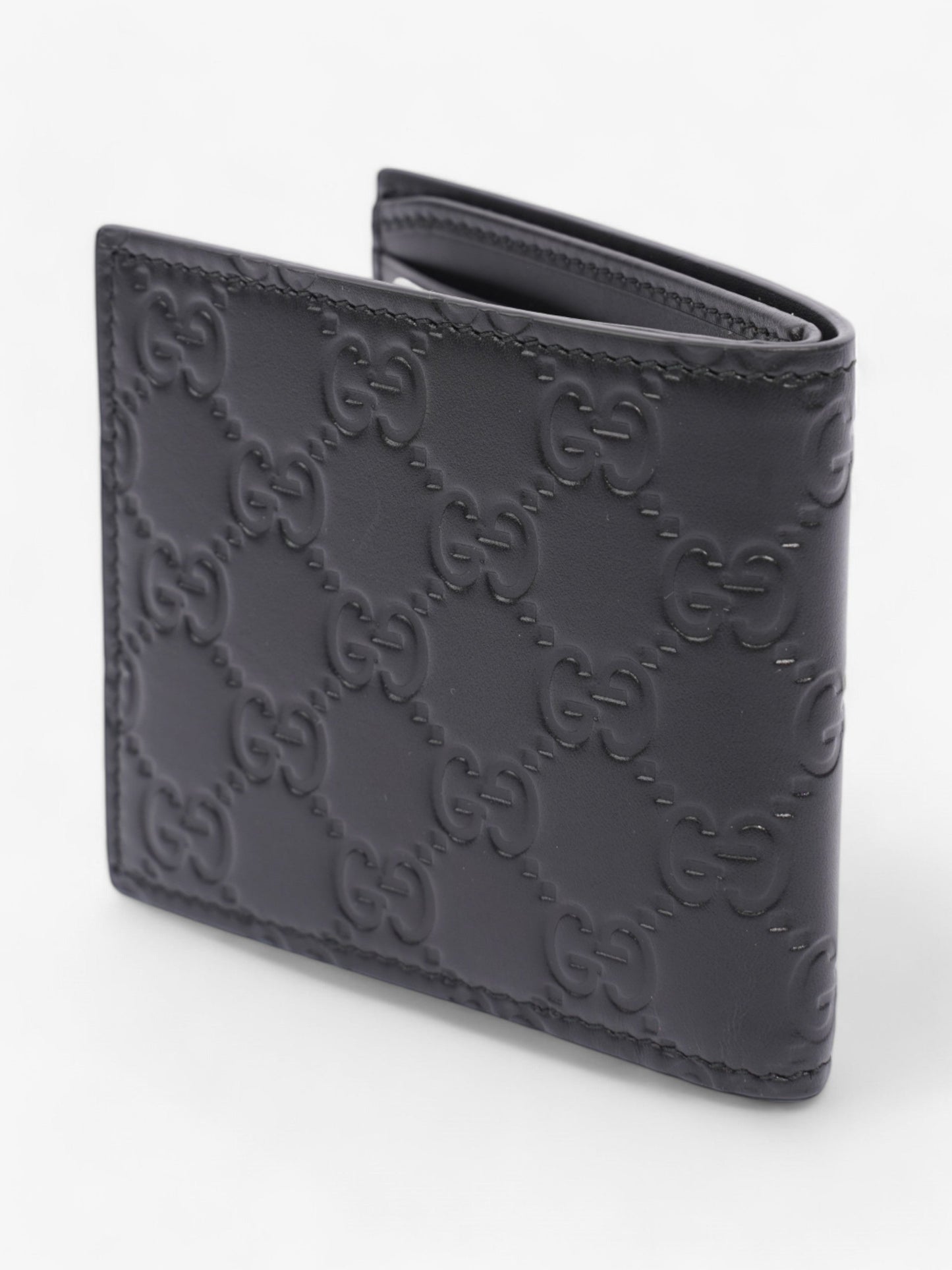 Gucci GG Embellished Wallet Black Leather