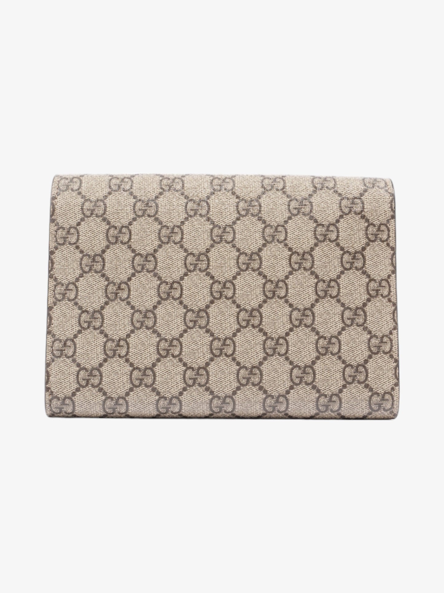 Gucci Dionysus Chain Wallet GG Supreme Coated Canvas