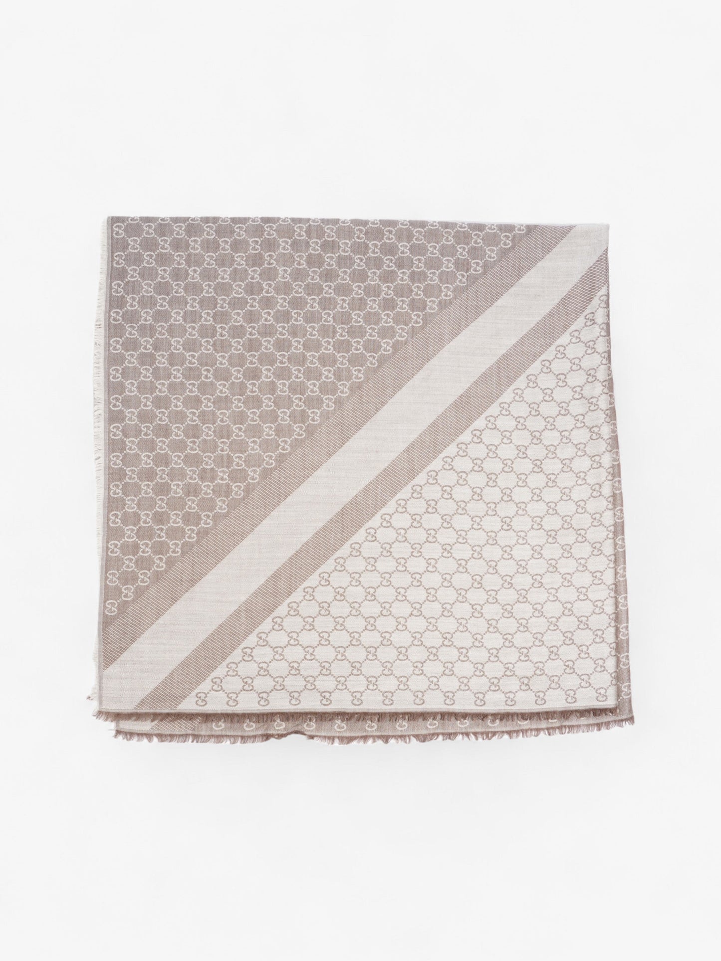 Gucci GG Guccissima Scarf GG Supreme / Beige Wool