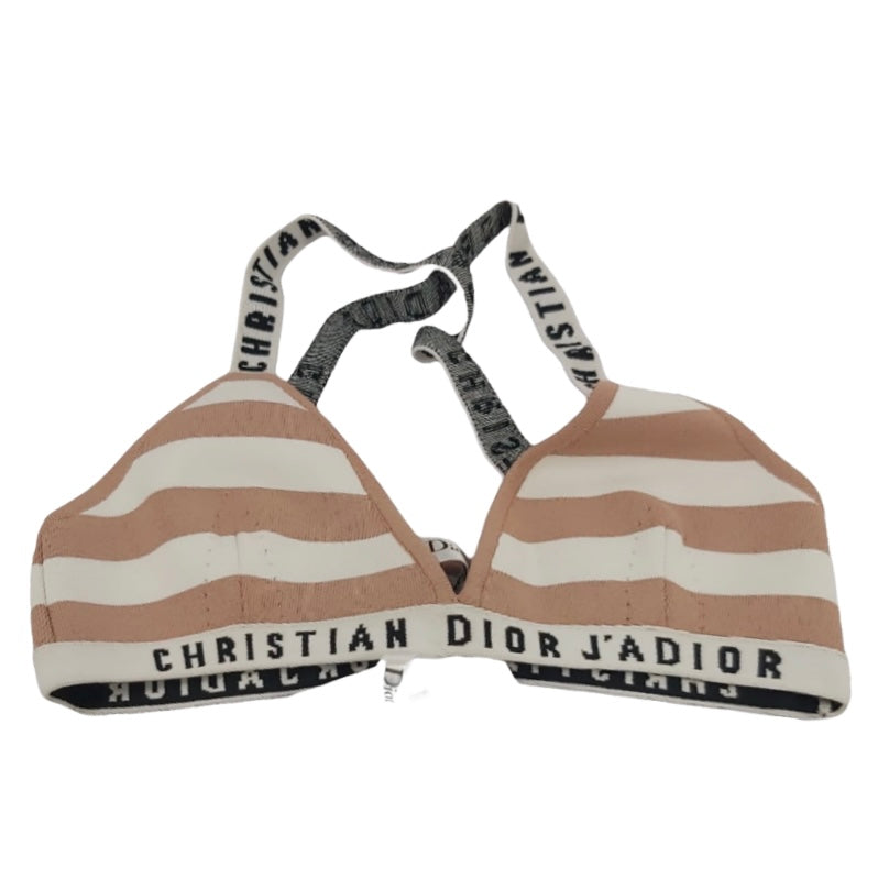 Christian Dior Pink Striped bra 36