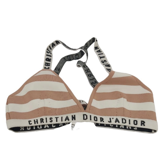 Christian Dior Pink Striped bra 36