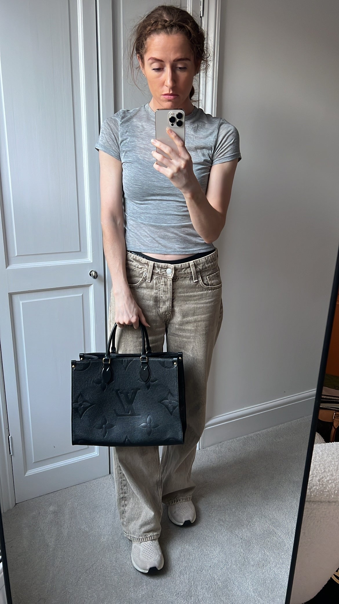 Louis Vuitton On the Go MM Black Empreinte (RRP £2,450)