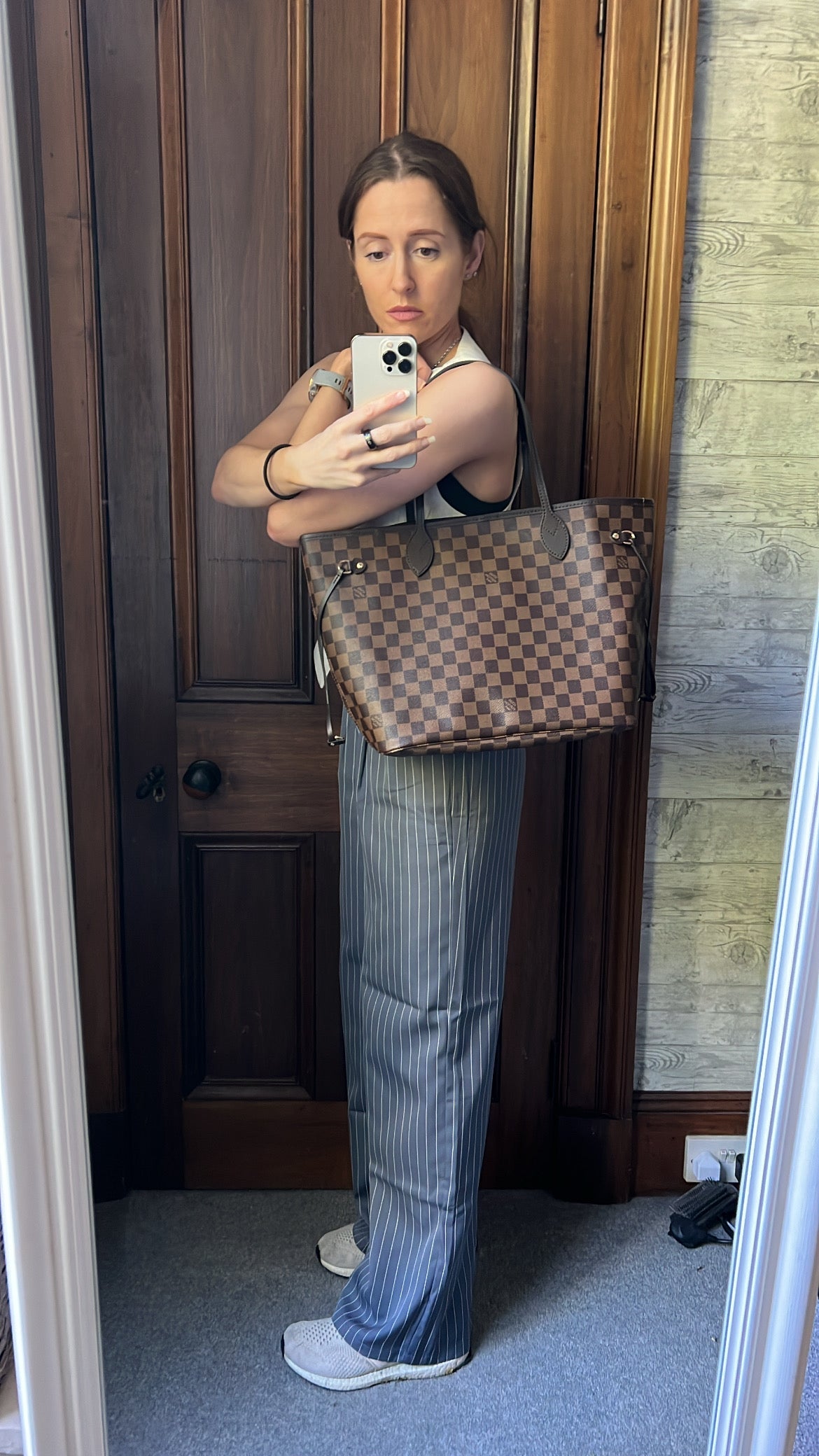 Louis Vuitton Neverfull MM Damier Ebene (RRP £1,410)