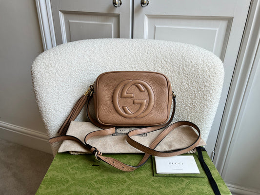 Gucci Rose Beige Soho Disco (RRP £1050)