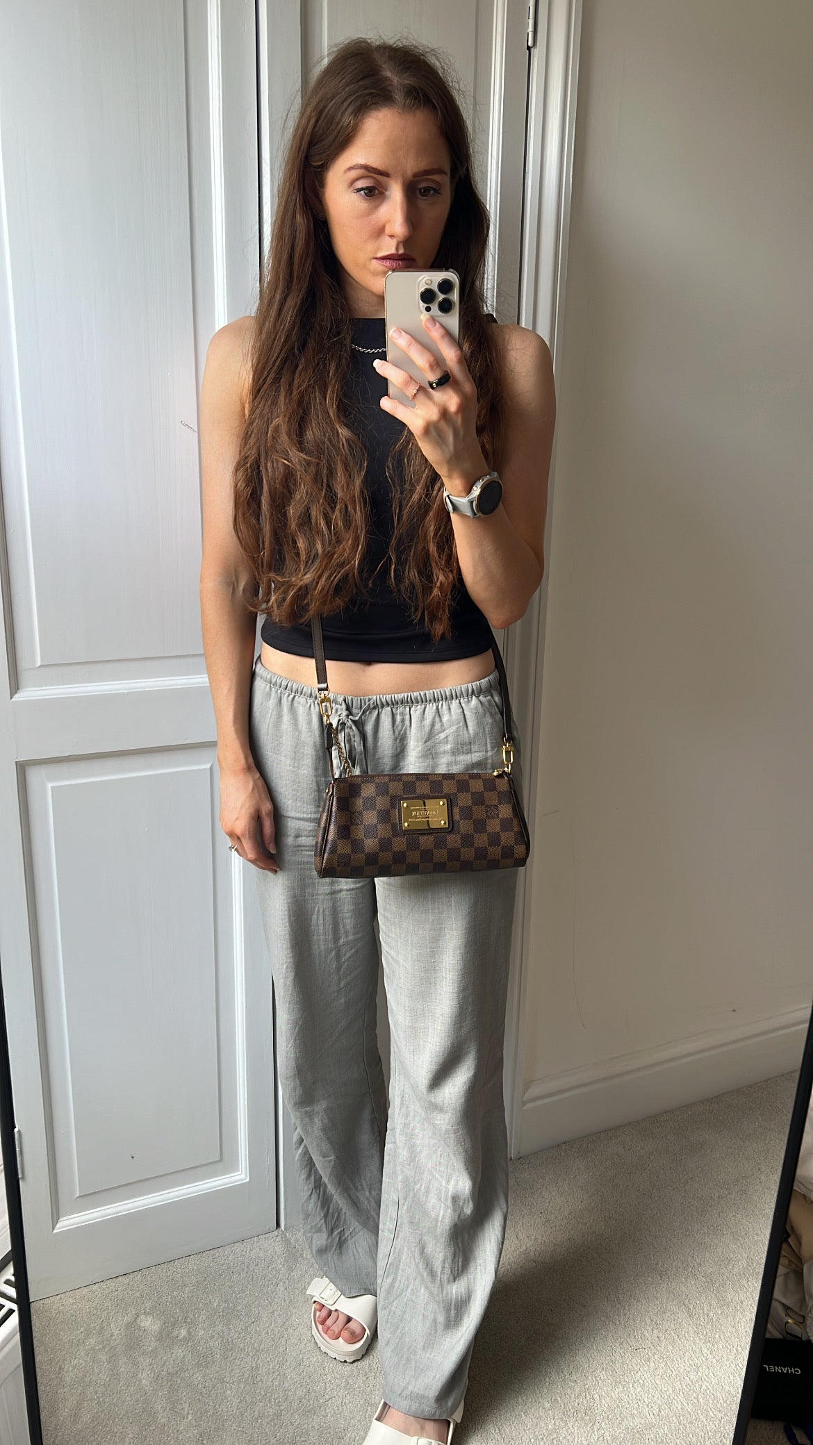 Louis Vuitton Eva Clutch Damier Ebene