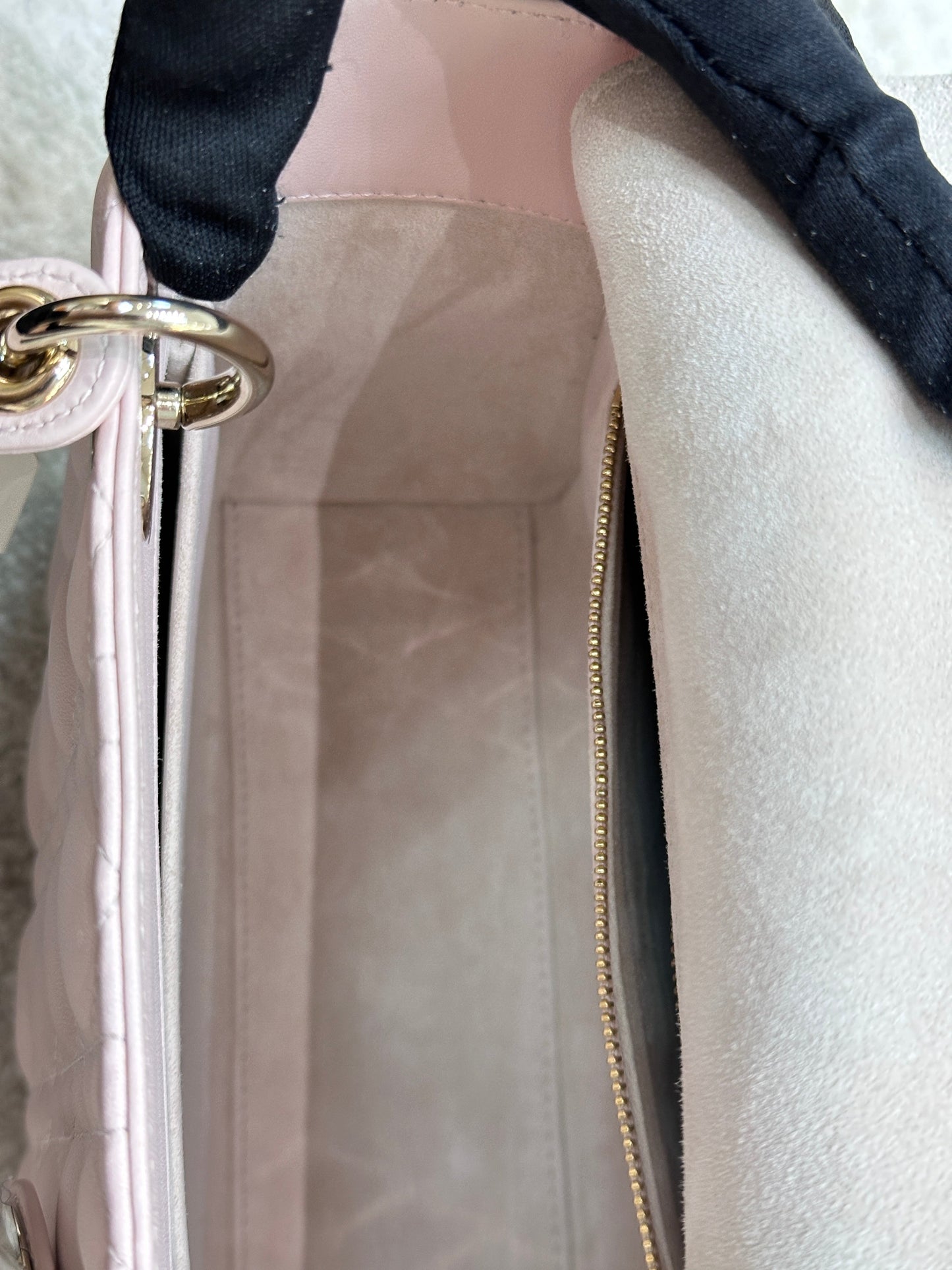 My Lady Medium Lady Dior Bag Pink Cannage Lambskin Flap Bag