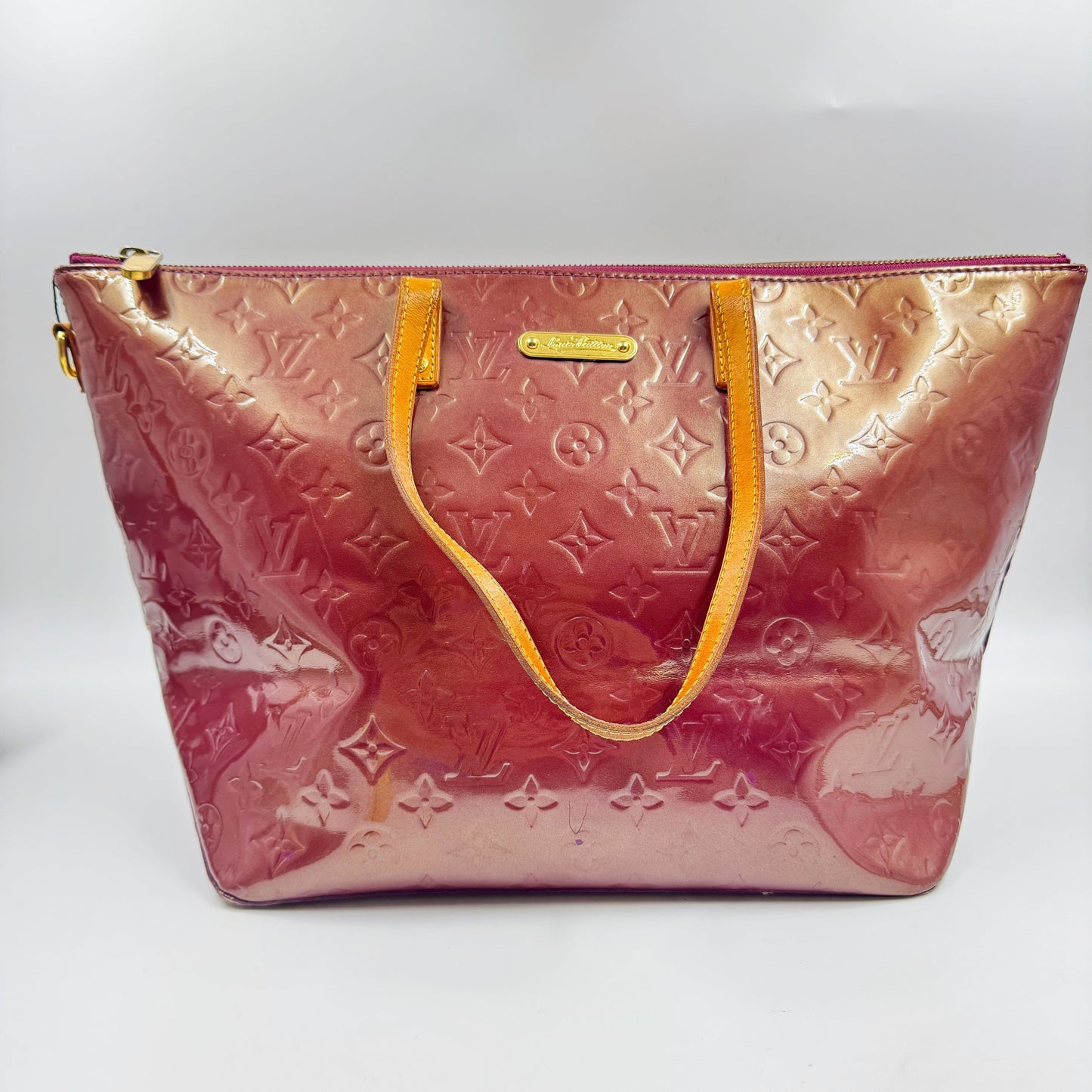 Louis Vuitton Red Vernis Bellevue Tote TWS