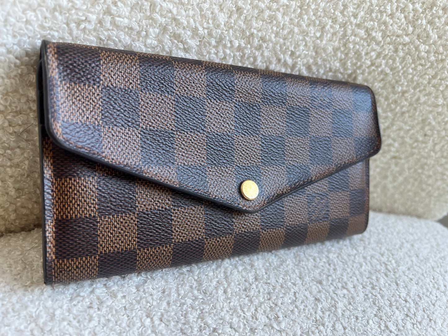 Louis Vuitton Sarah Wallet in Damier Ebene (RRP £495)