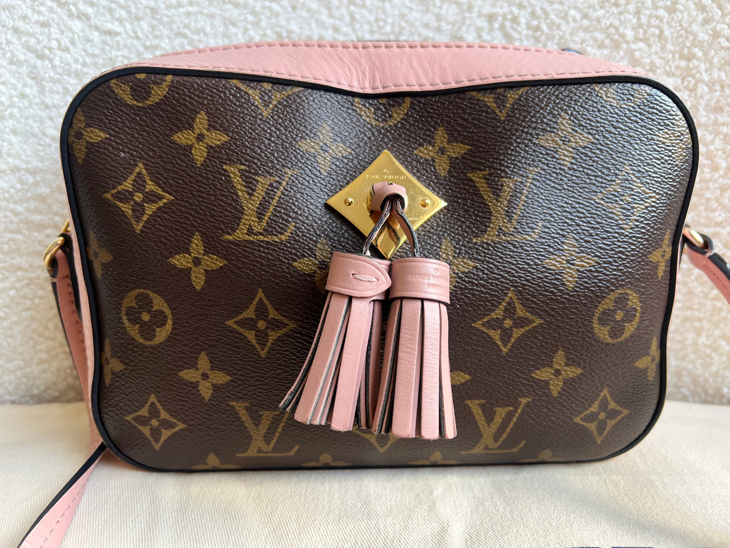 Louis Vuitton Saintonge Monogram Rose Poudre