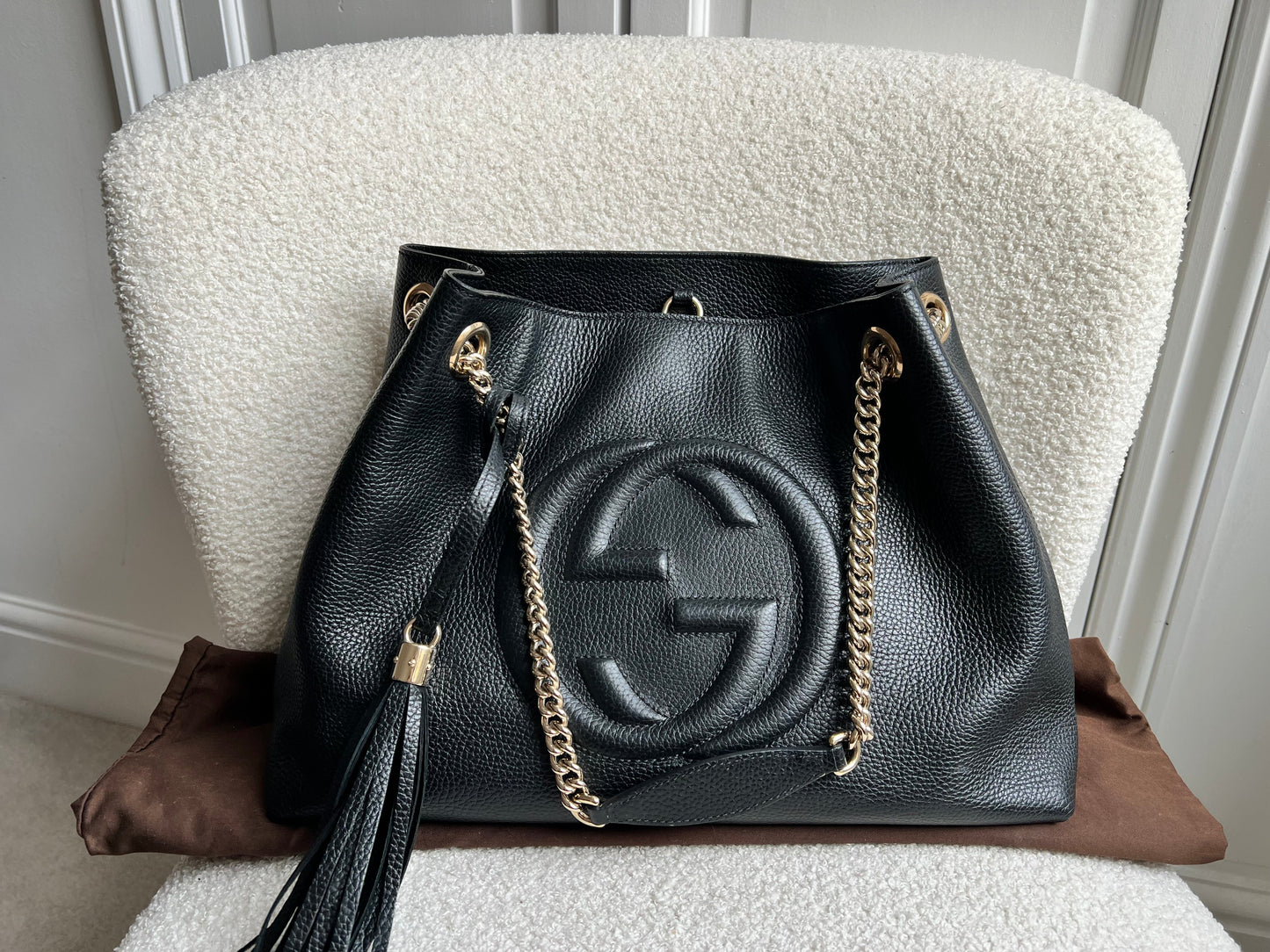 Gucci Black Soho Chain Tote (RRP £1350)